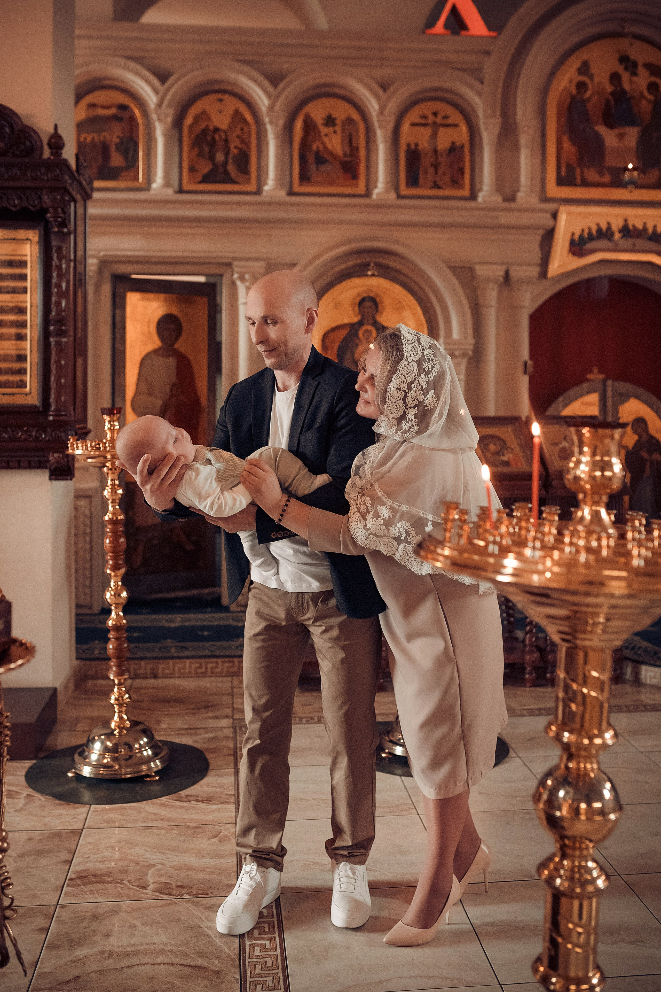 Крещение Марка. Свадебный, семейный и детский фотограф в Москве и области