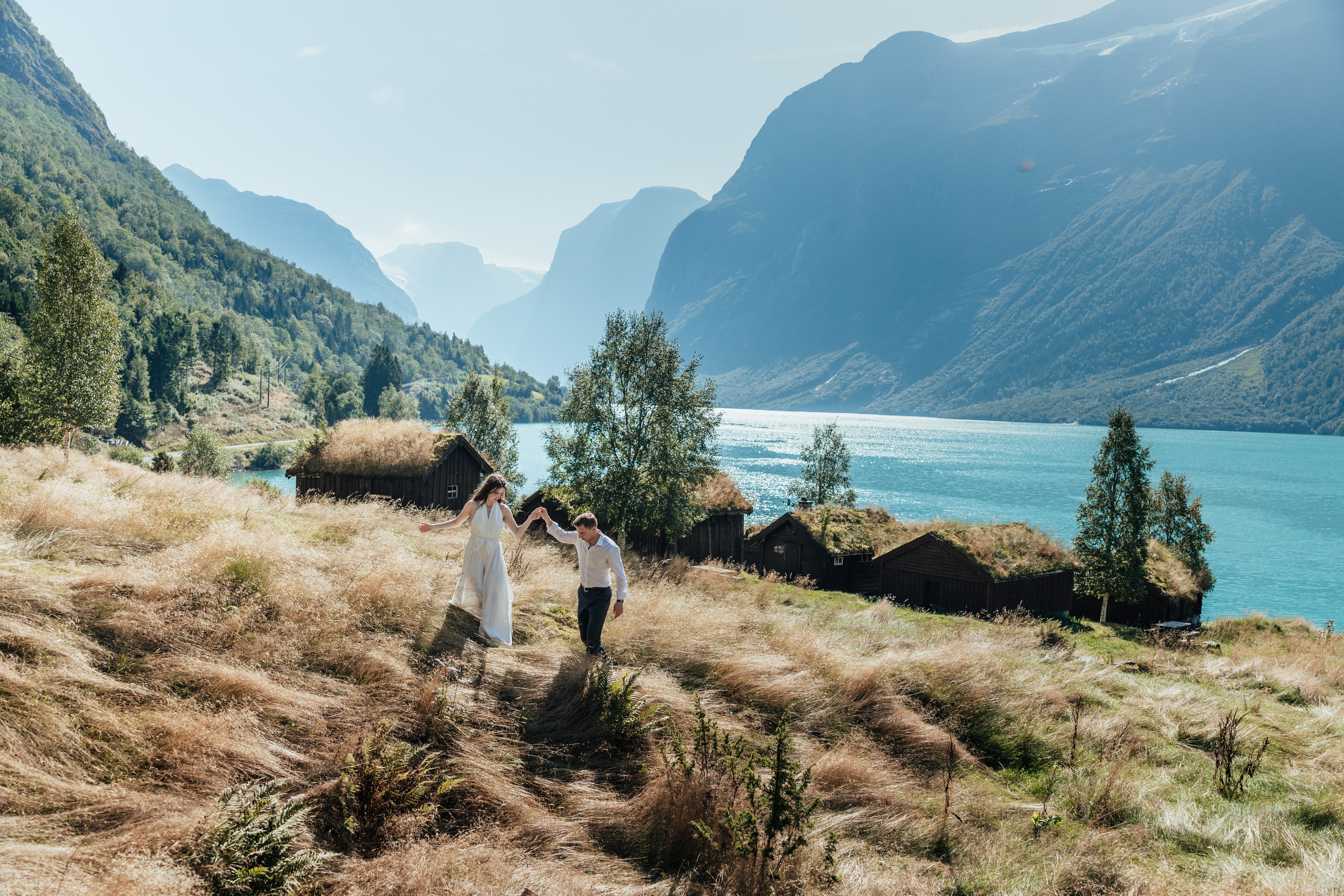 Парная фотосессия в Норвегии. Свадебный фотограф Катя Мухина | Москва