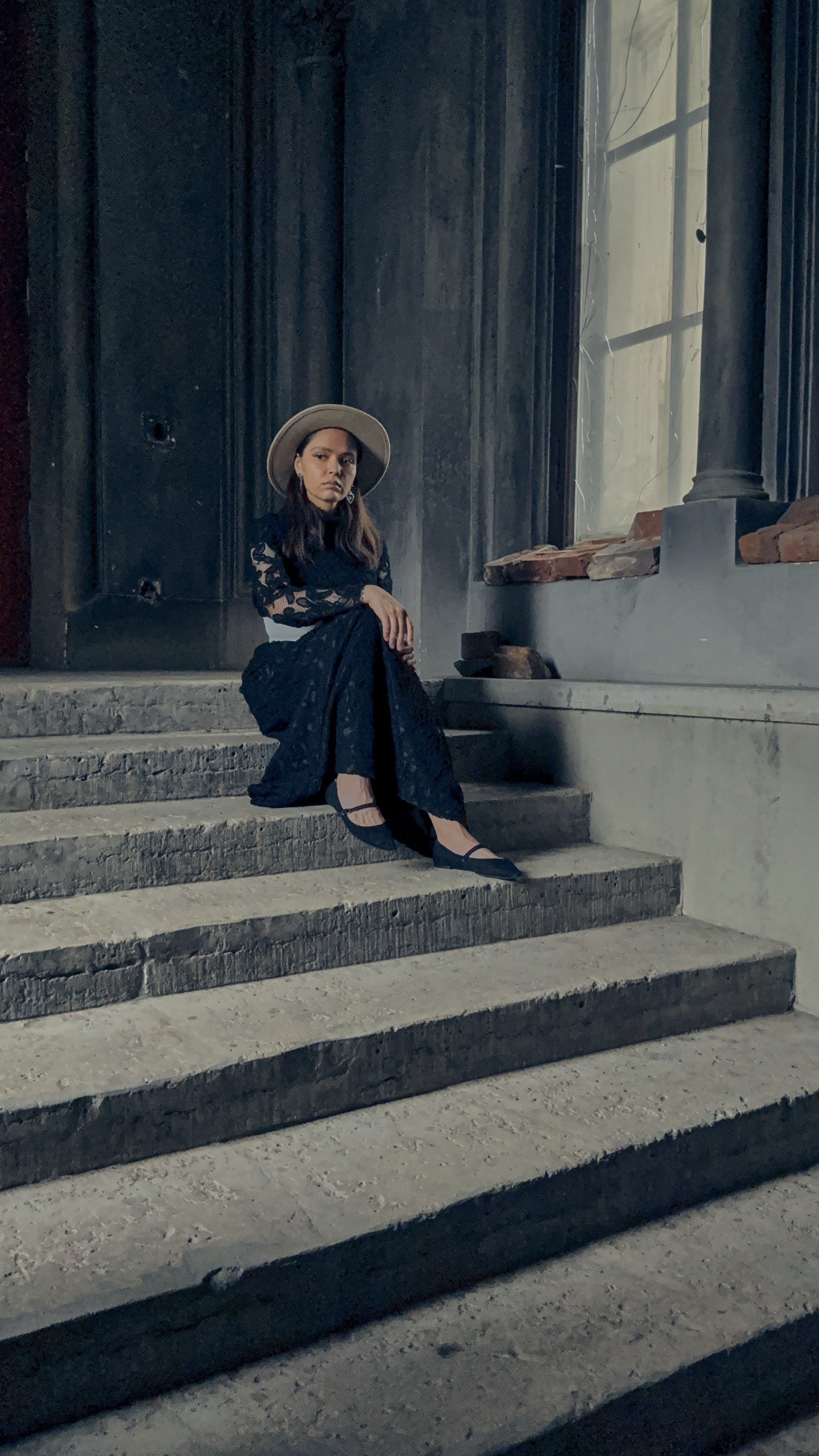 Контент съемка в готическом стиле. Портретный фотограф Санкт-Петербург