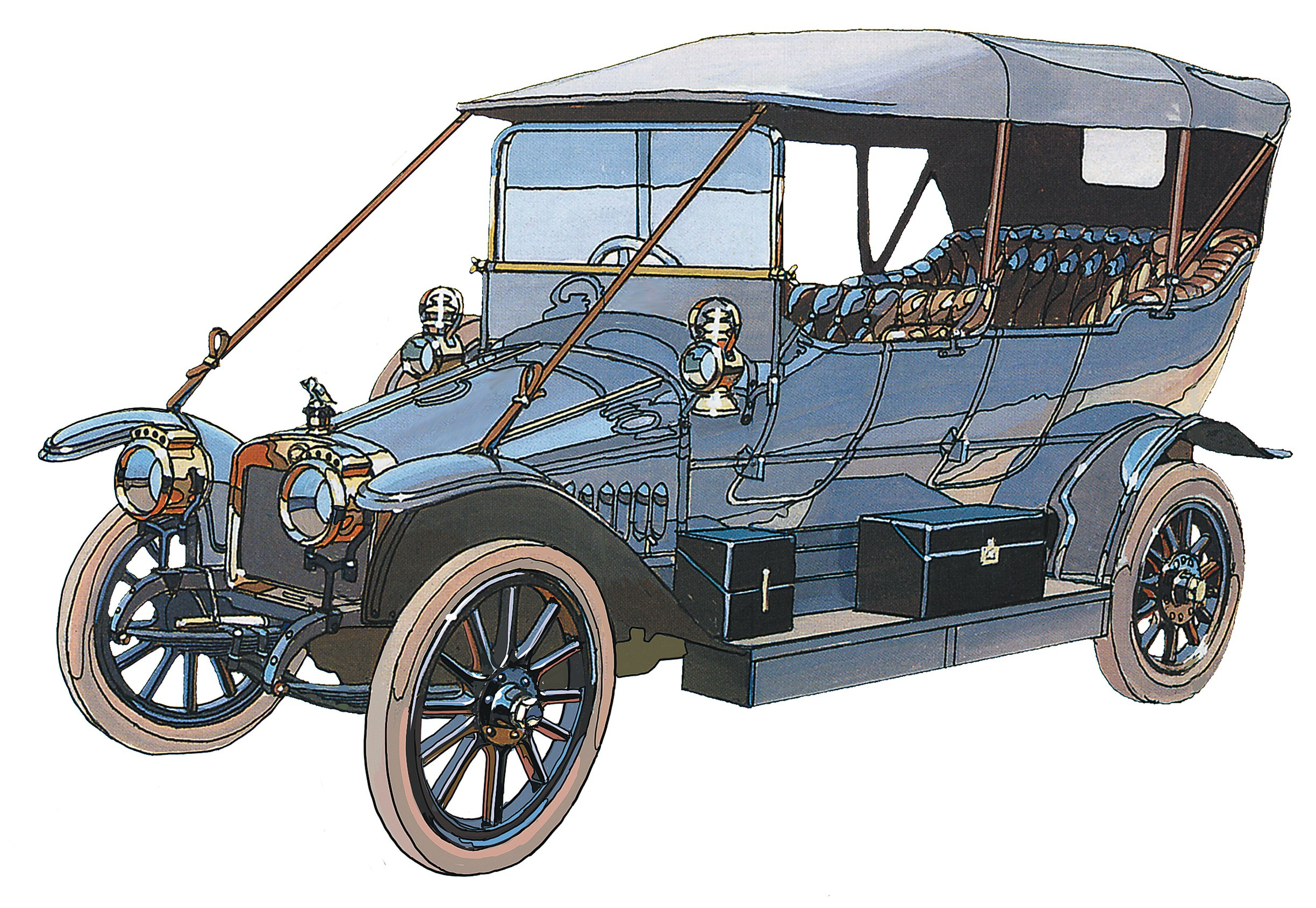 Серия рисунков для журнала «За рулем». Главная