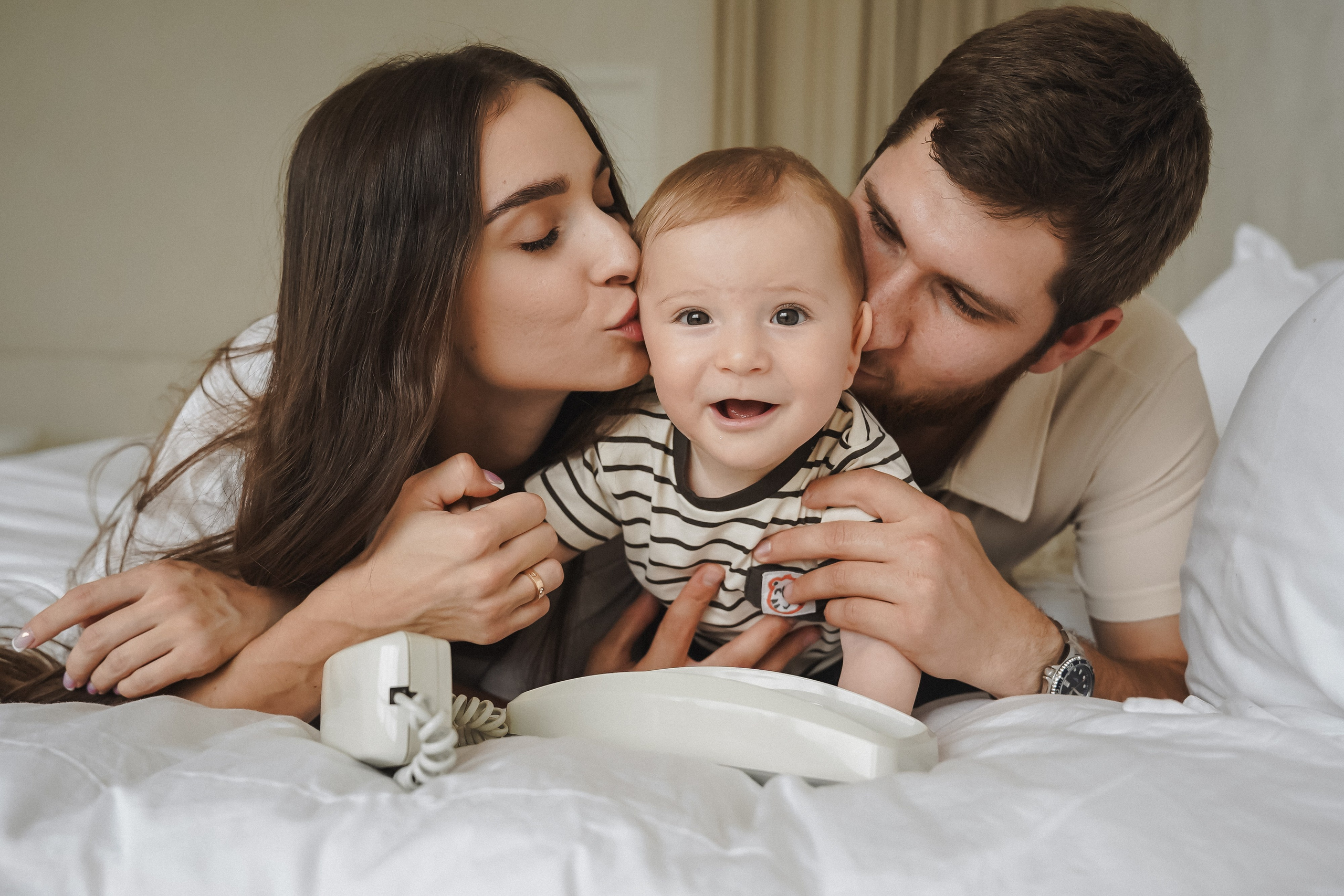 Ира, Вадим и Лёва. Свадебный фотограф в Москве Яна Деньгина