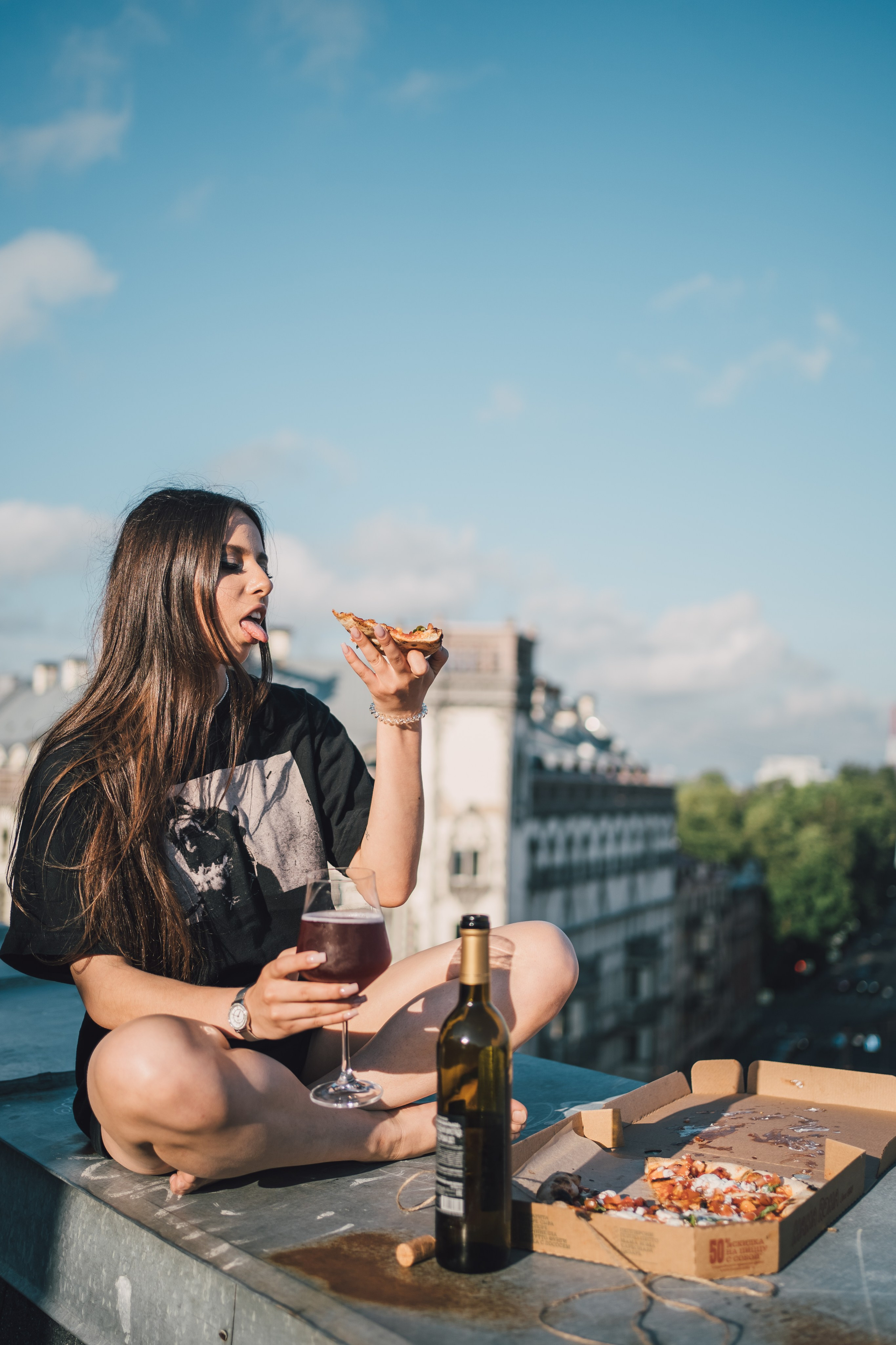 На крыше. Репортажный фотограф в Санкт-Петербурге. Фотограф на мероприятие в СПБ