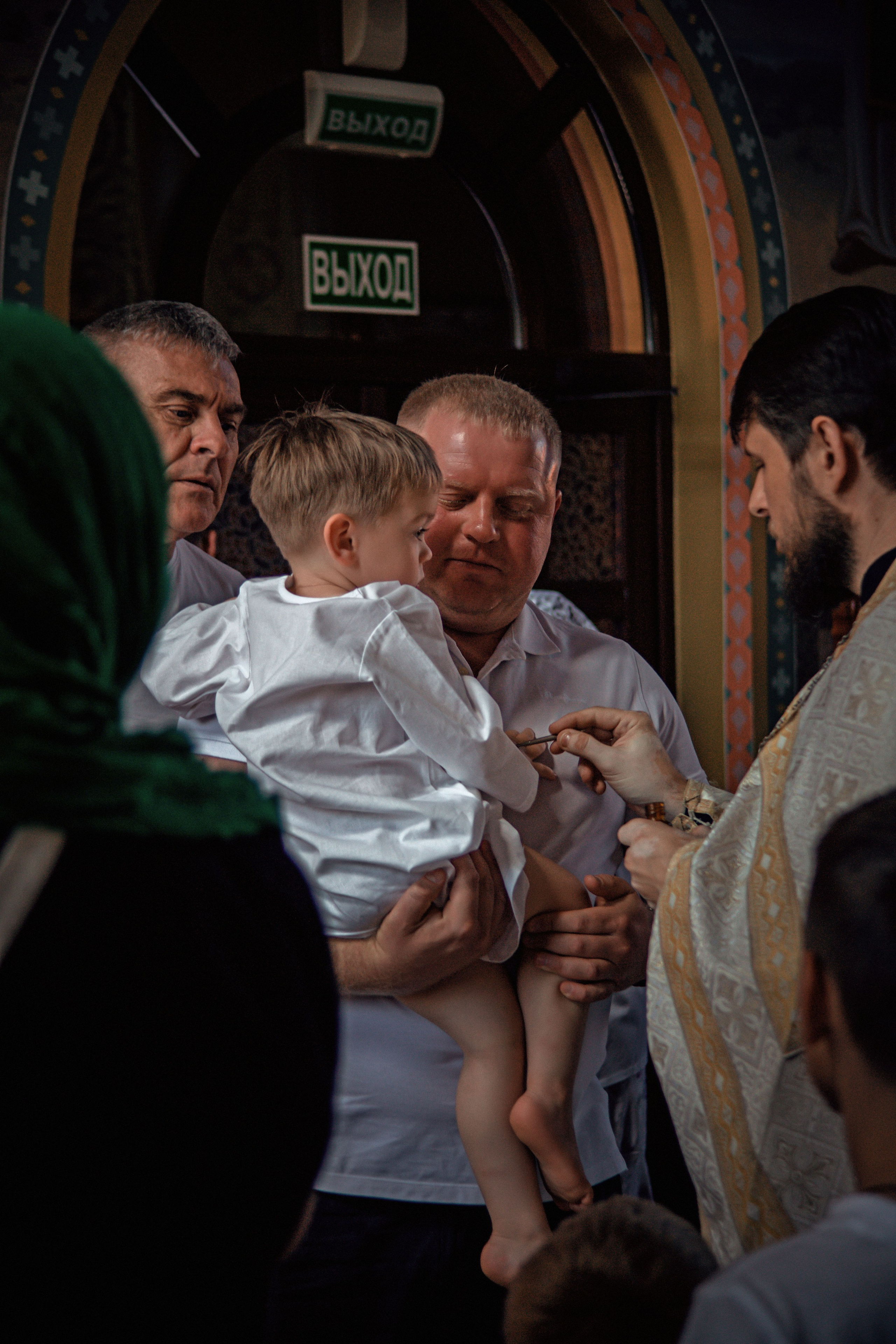 Общее крещение. Семейный и детский фотограф в Москве Ольга Кривенцова