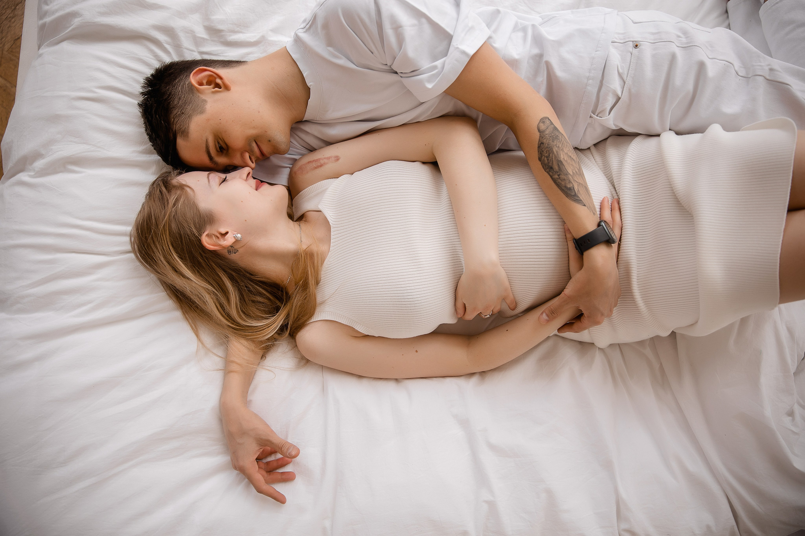 Беременная фотосессия. Паша и Арина в ожидании Варвары. Семейный и детский фотограф в Москве Вера Ускова