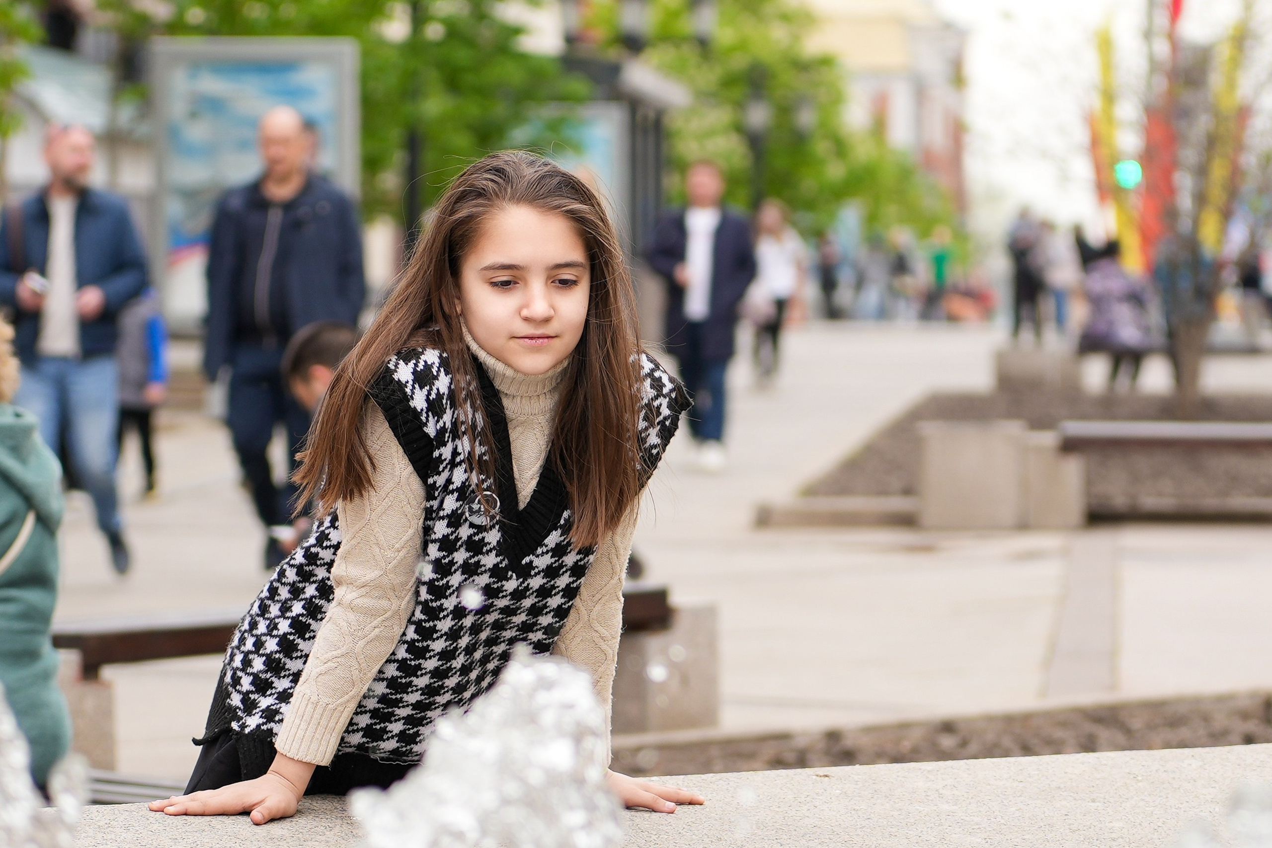 Девочка в большом городе. Семейный фотограф Владимир Просвиркин. г. Самара