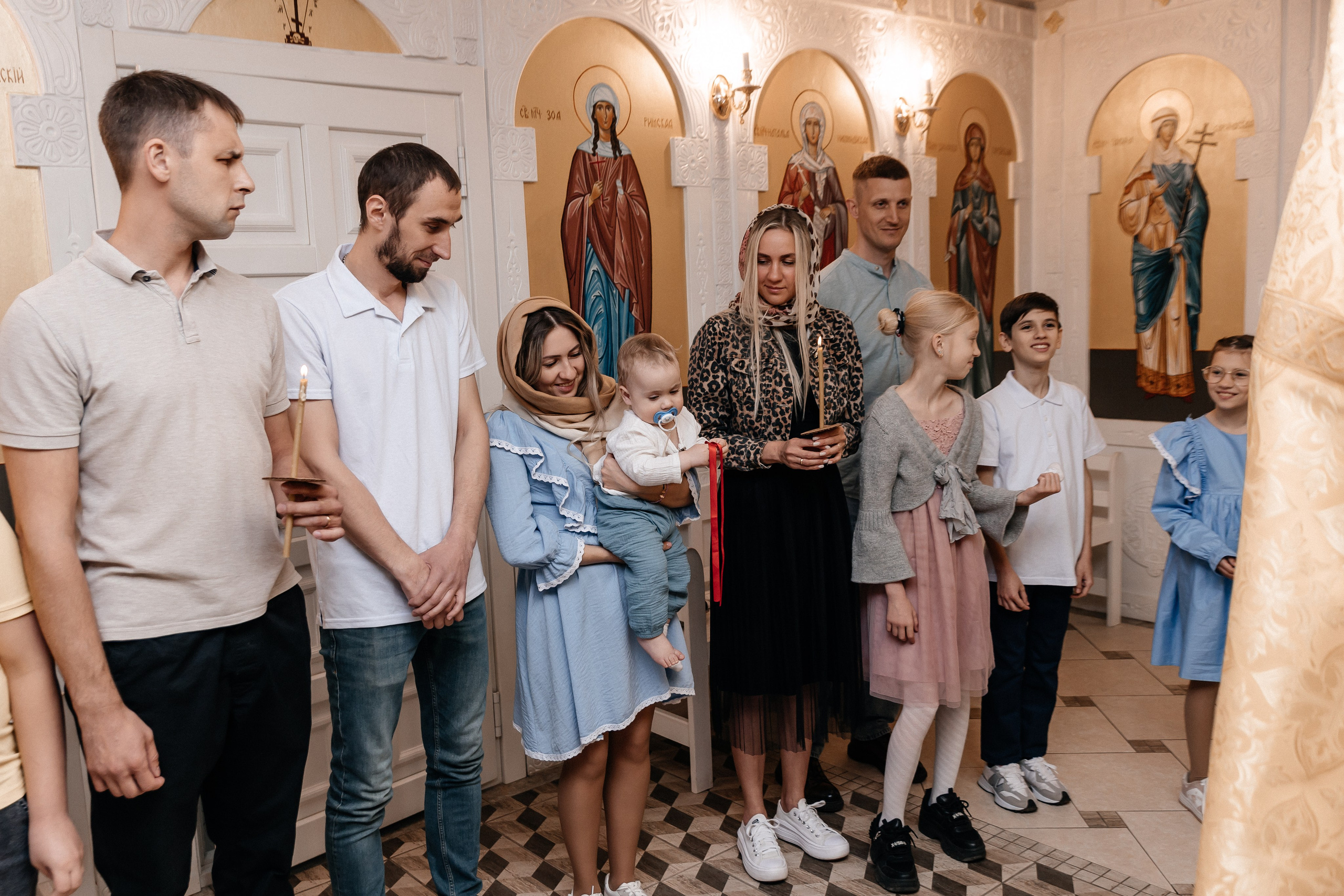 Крещение Влада. Семейный фотограф Минск Усова Ольга