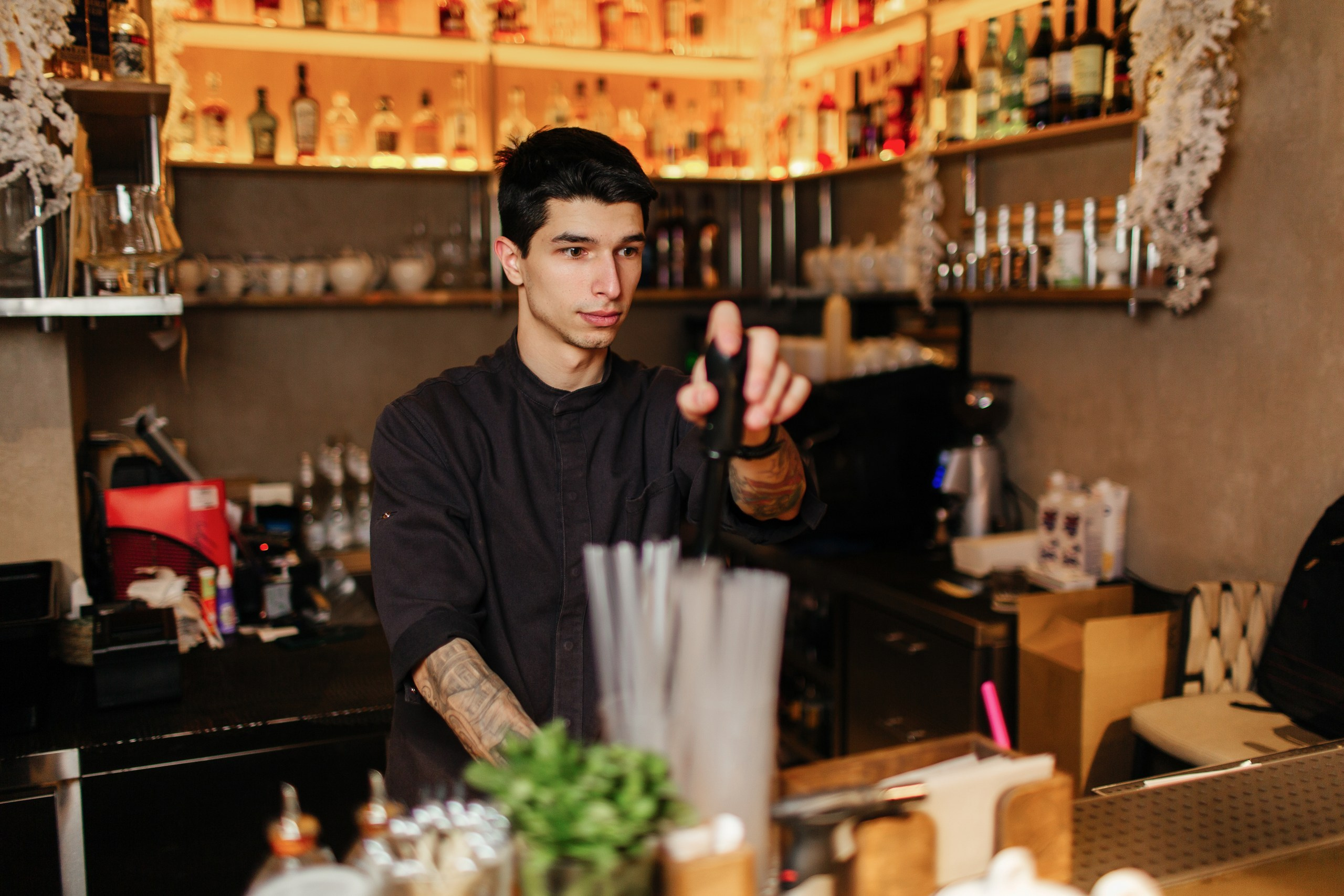 Новый год в ресторане Settlers. Фотограф Алексей Солопов