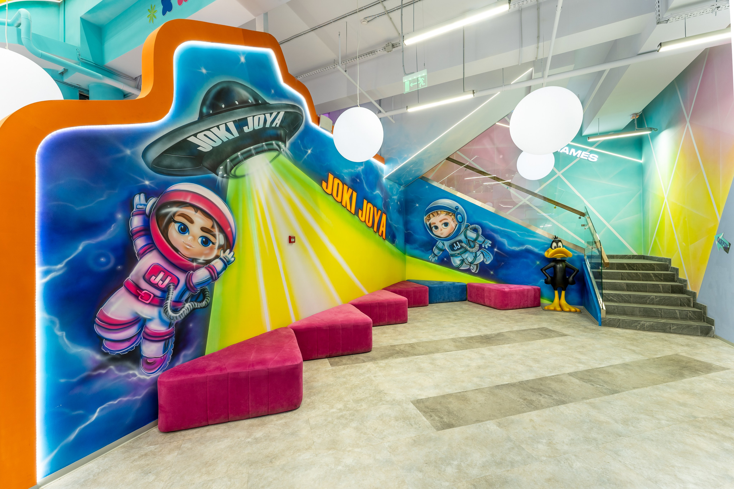 Парк развлечений Joki Joya Лефортово. Интерьерный фотограф Александра Солдатова