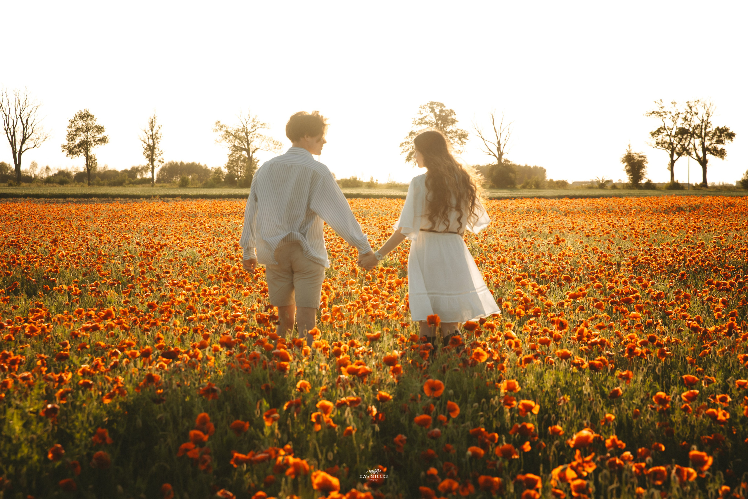 Дина и Влад / Маковые поля. Фотограф Калининград Илья Миллер