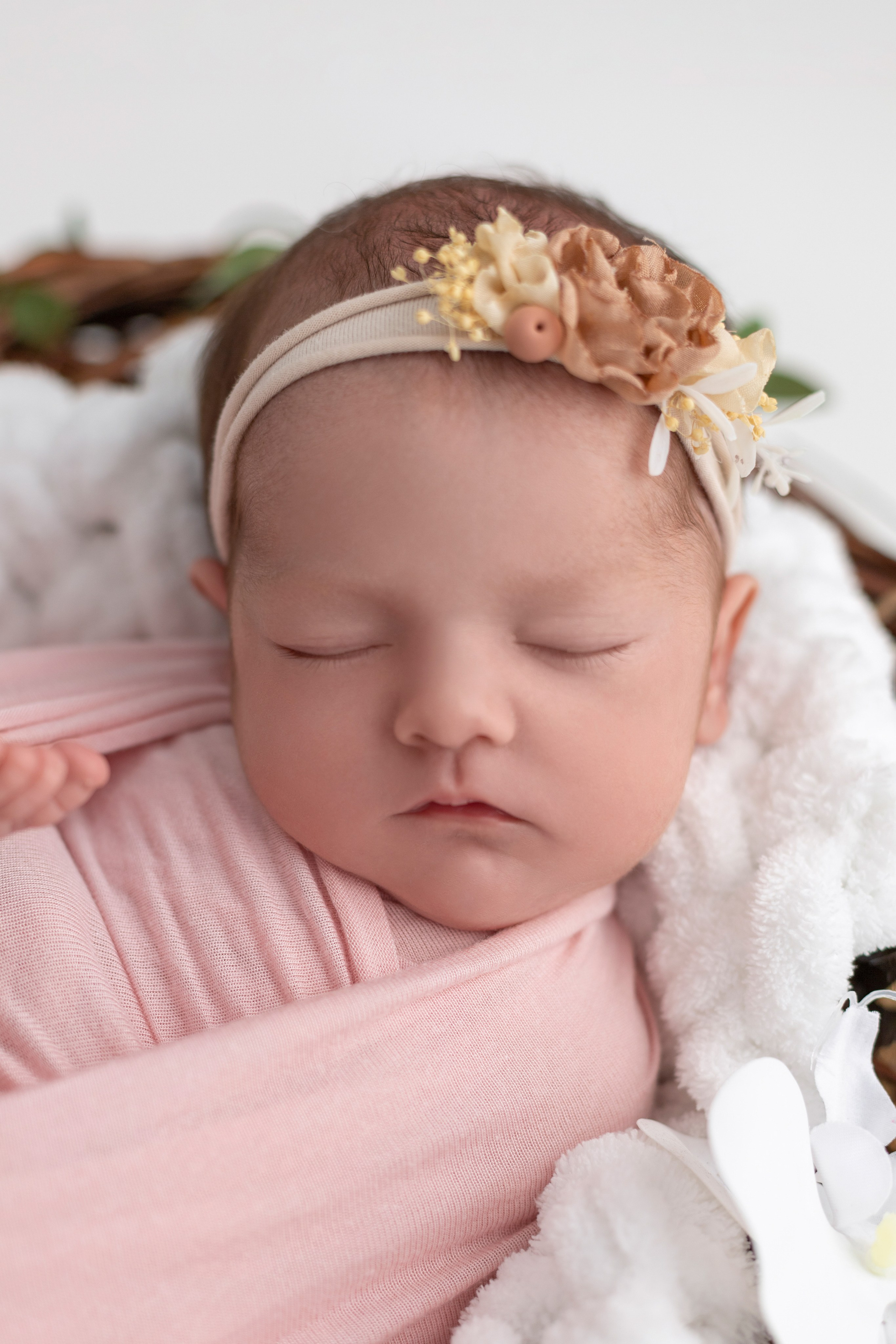 Елена и дочка, 8 дней. Фотограф новорожденных в Нижнем Новгороде Надежда Кадылкина