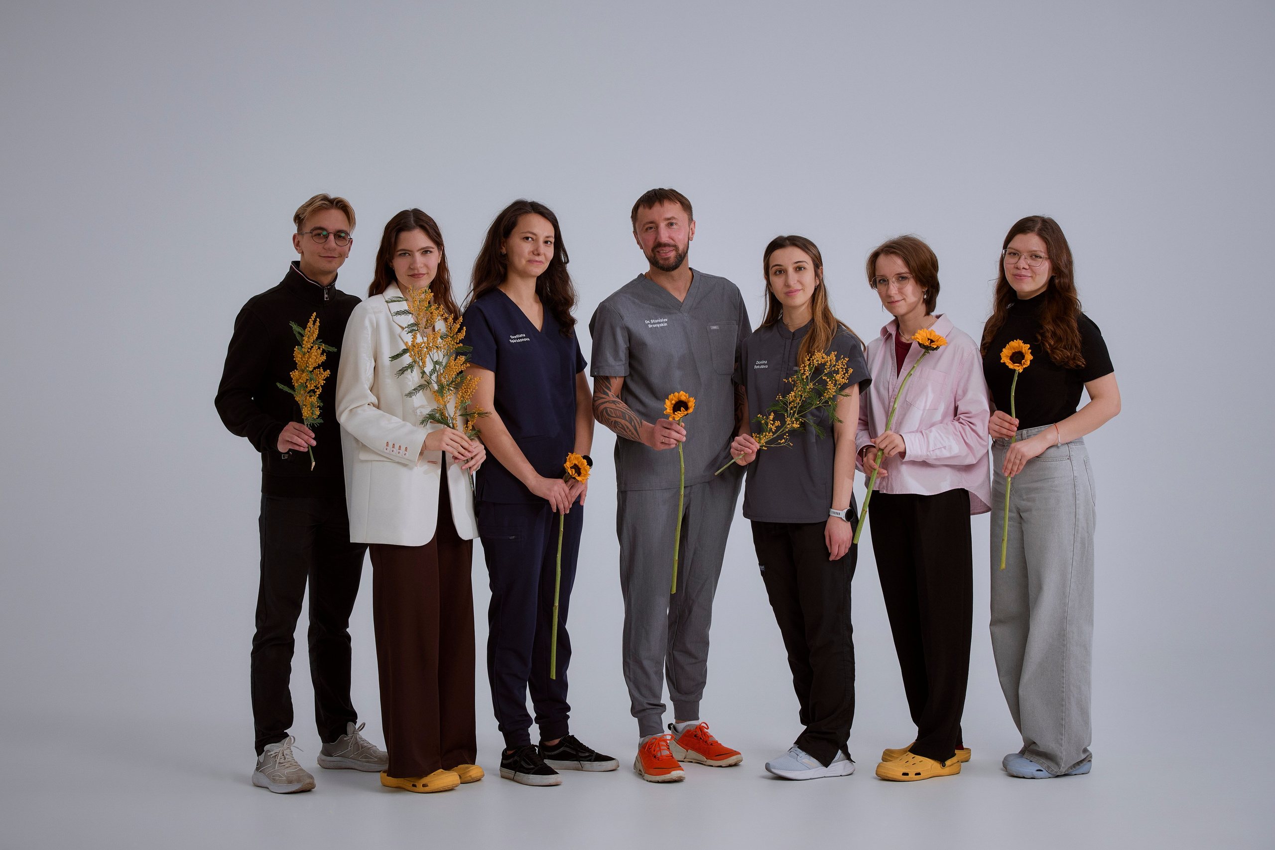 Съемка в студии. Фотограф