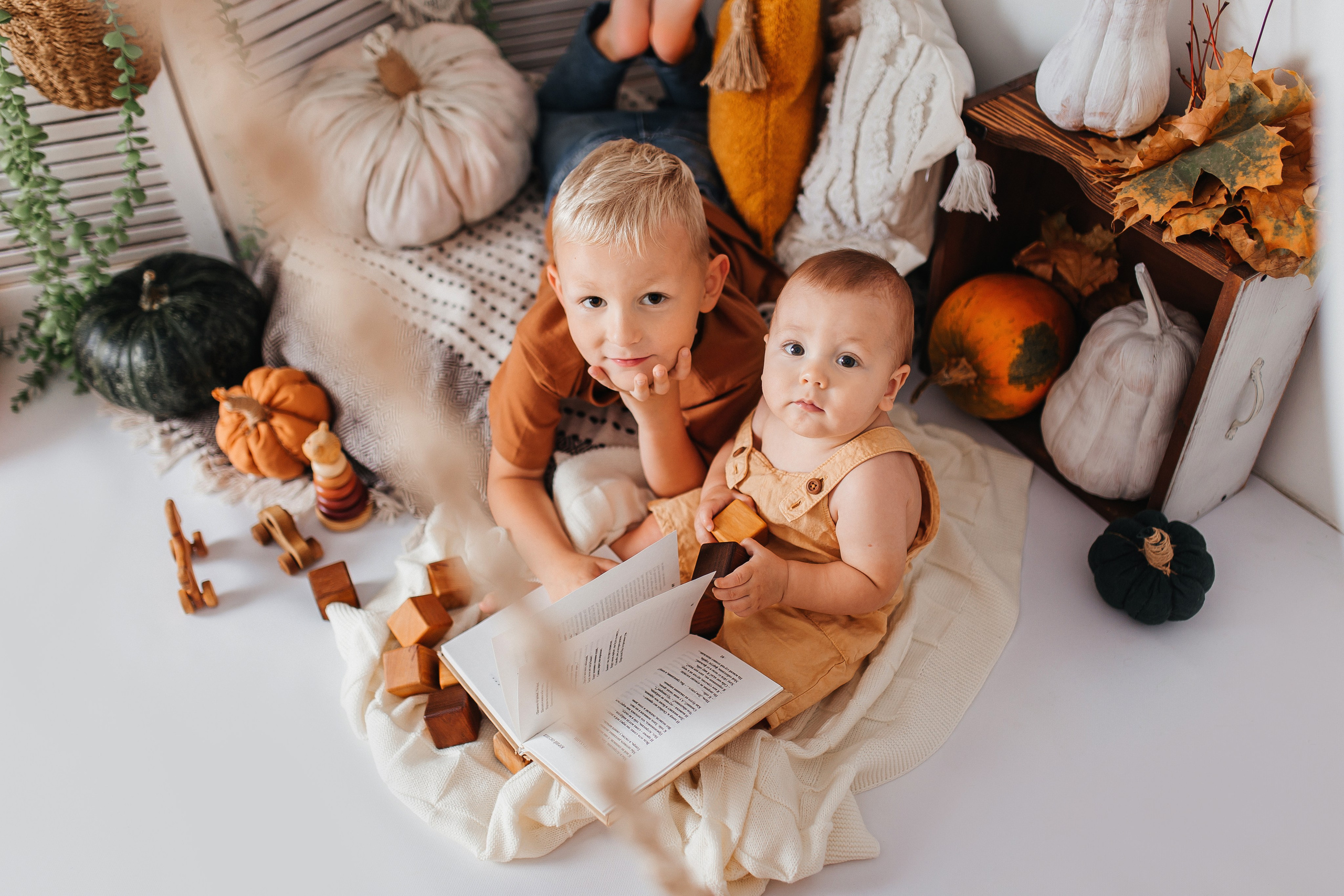 Тыквы. Фотограф новорождённых Екатерина Боброва. Ульяновск