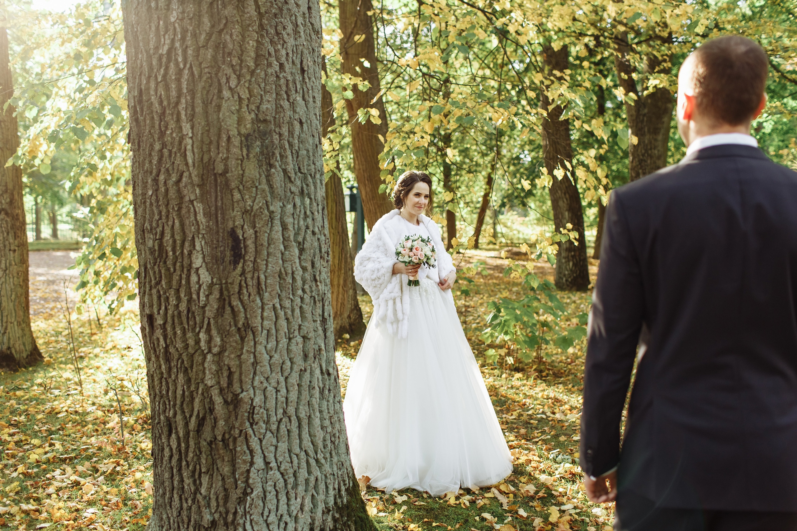 Свадебная фотосессия в Петергофе. Свадебный фотограф в Санкт-Петербурге и Петергофе Андрей Заяц