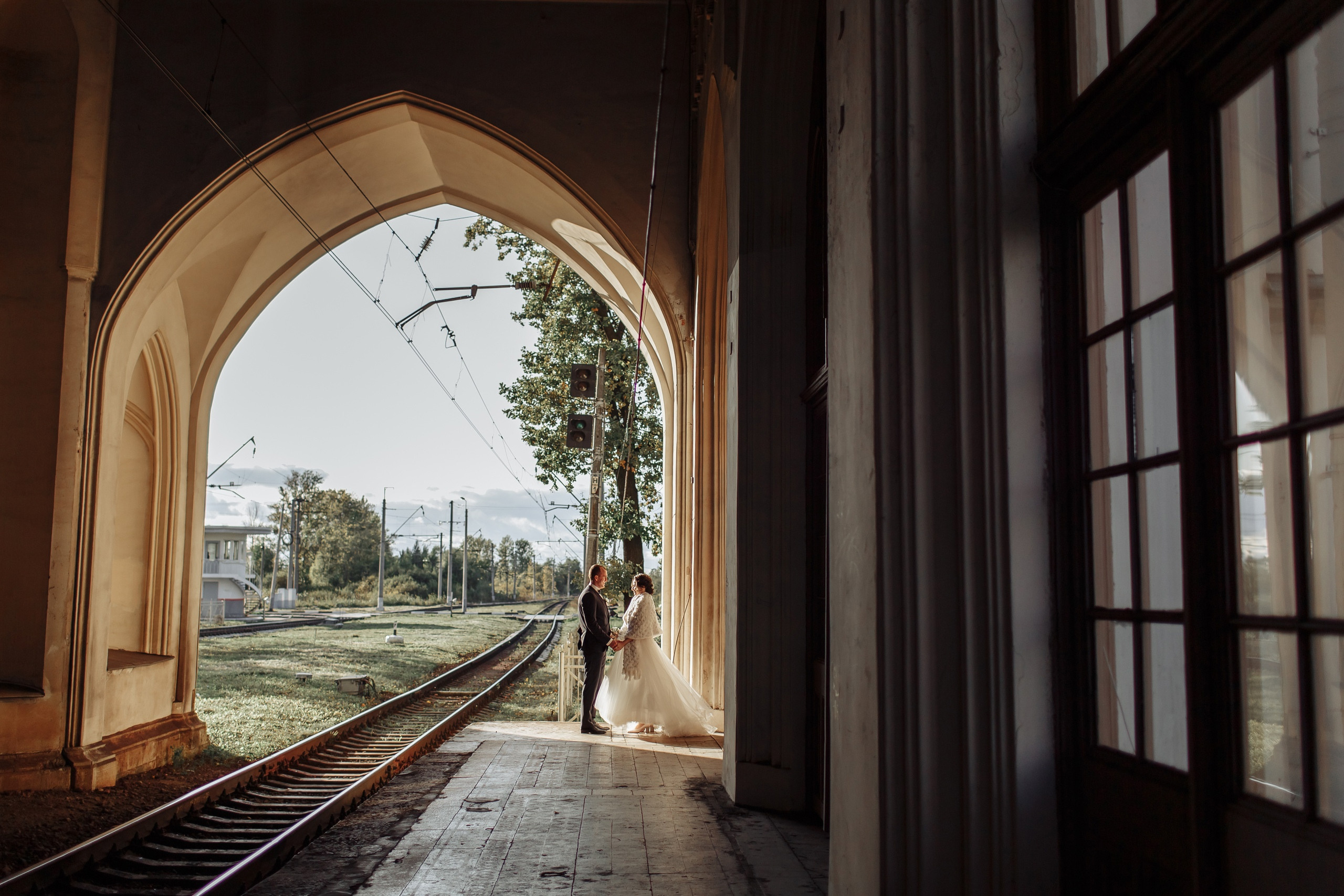 Свадебная фотосессия в Петергофе. Свадебный фотограф в Санкт-Петербурге и Петергофе Андрей Заяц