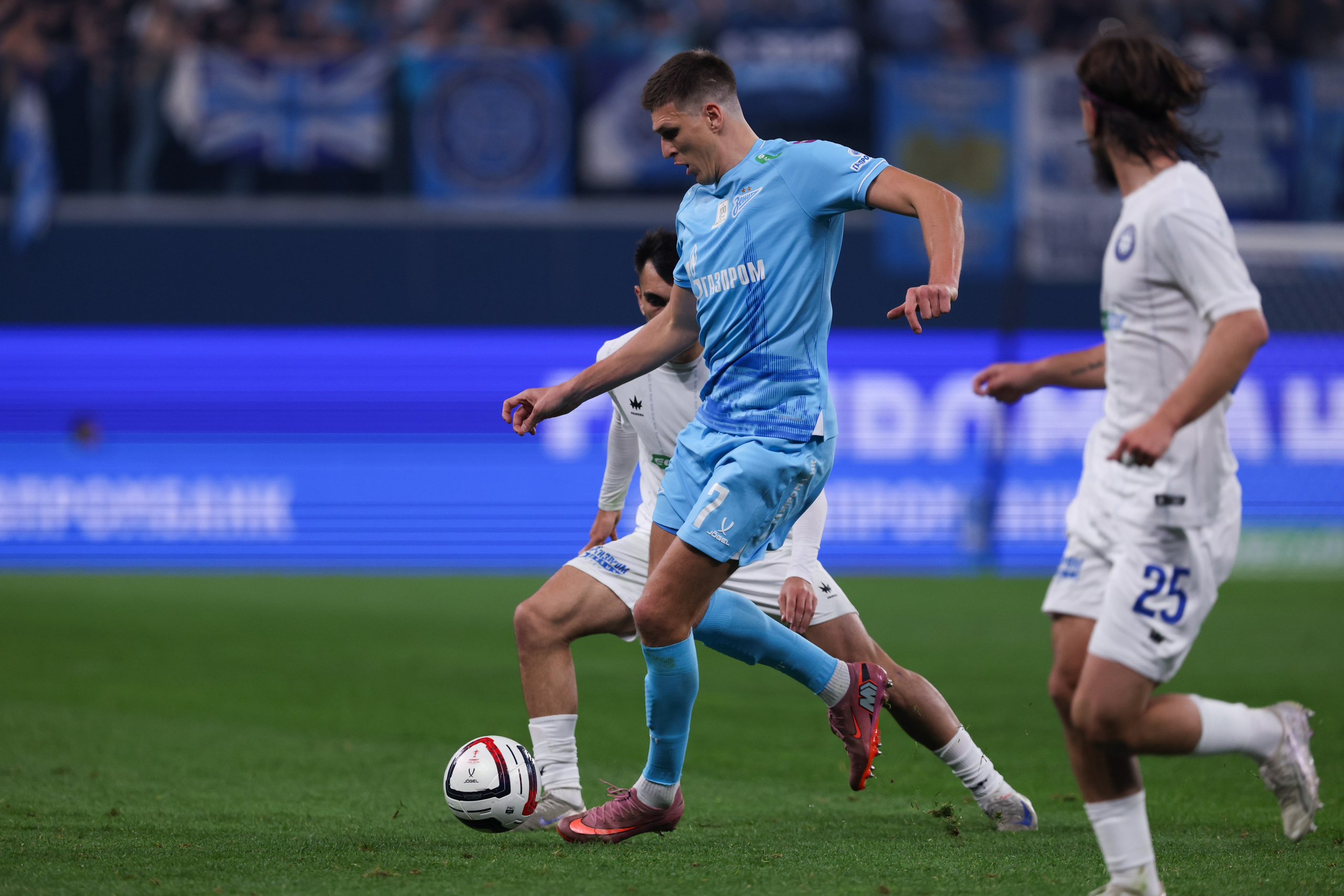 ФК Зенит -ФК Оренбург Fonbet Кубок России 2025/26. Спортивный и репортажный фотограф Антон Тереханов