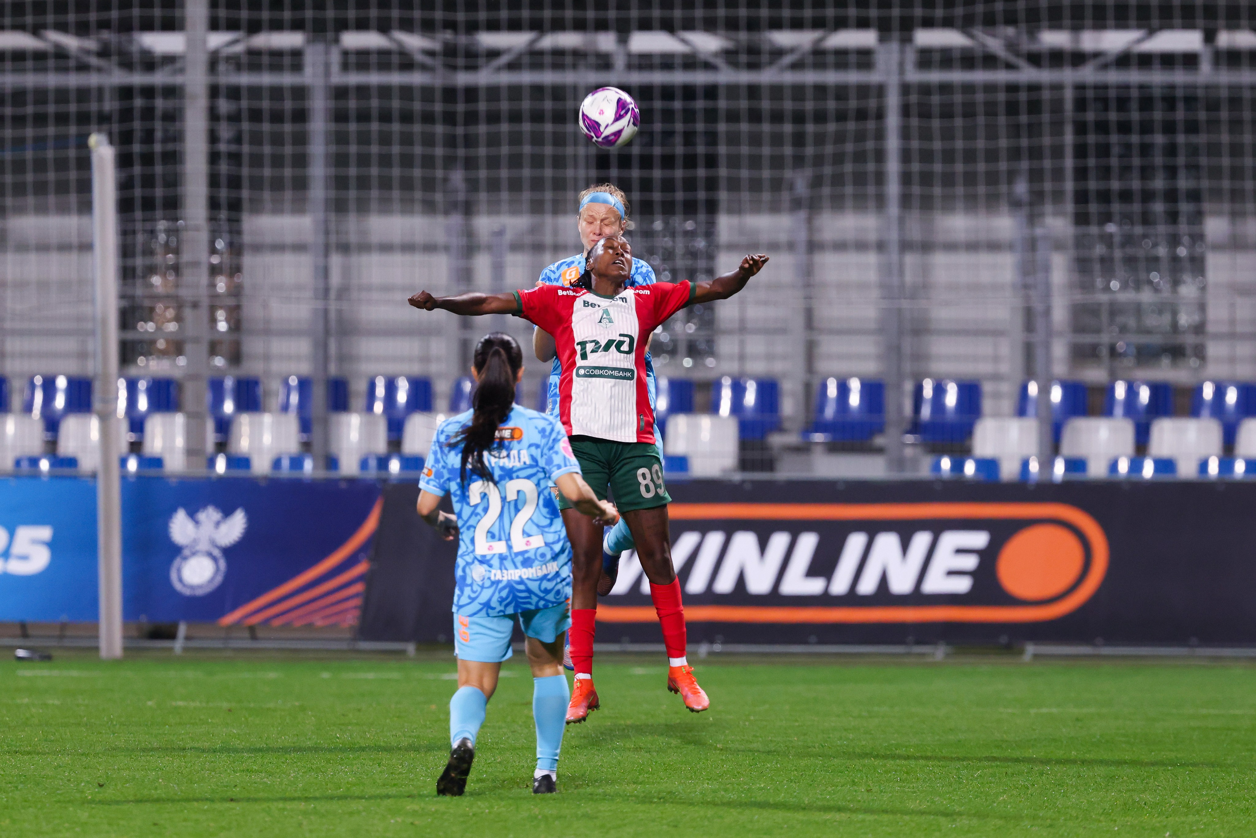 ЖФК «Зенит» — ЖФК «Локомотив» Москва Winline Кубок России 13.09.2025. Спортивный и репортажный фотограф Антон Тереханов