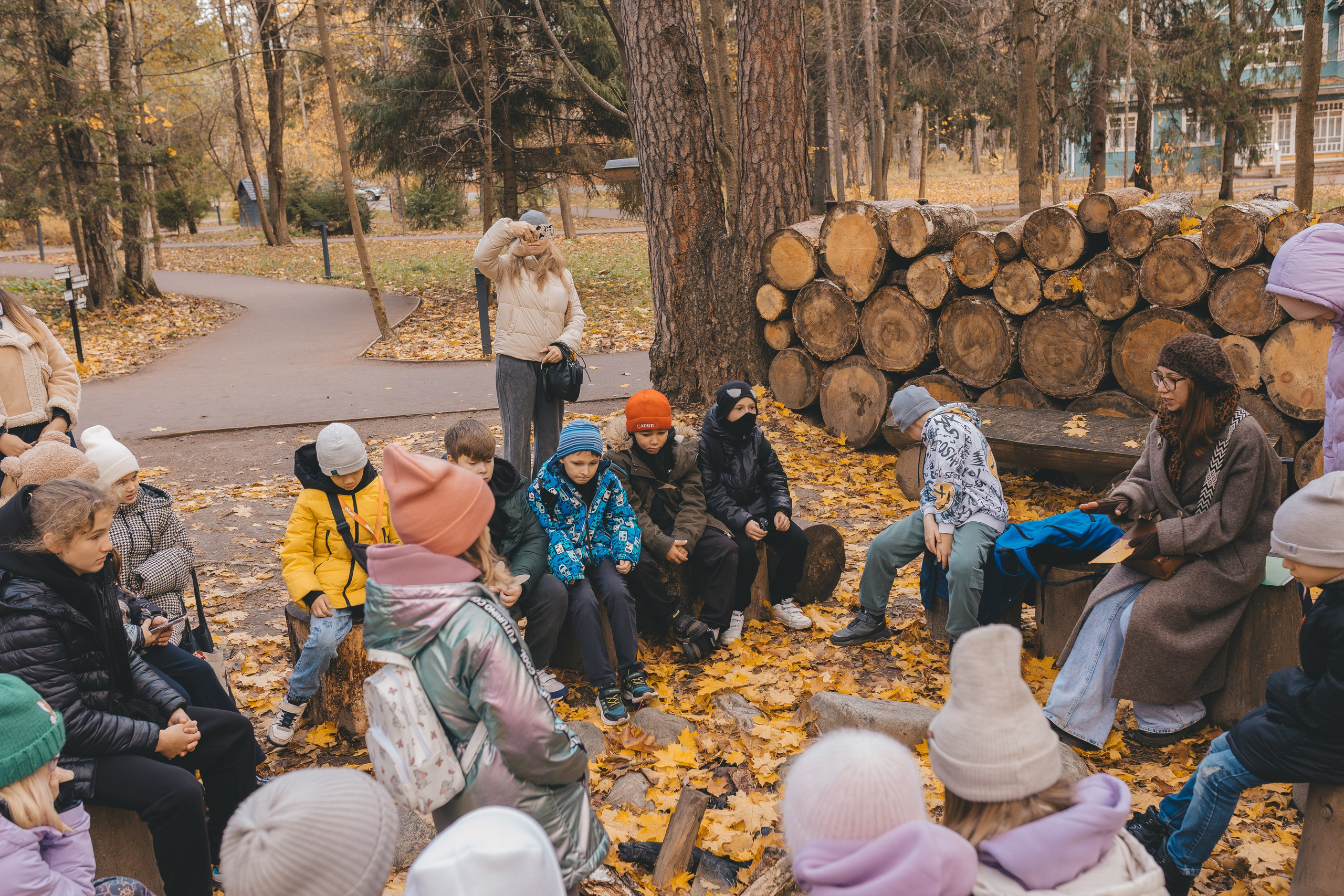 Репортаж школьной экскурсии. Семейный и женский фотограф в Москве Надежда Воробьева
