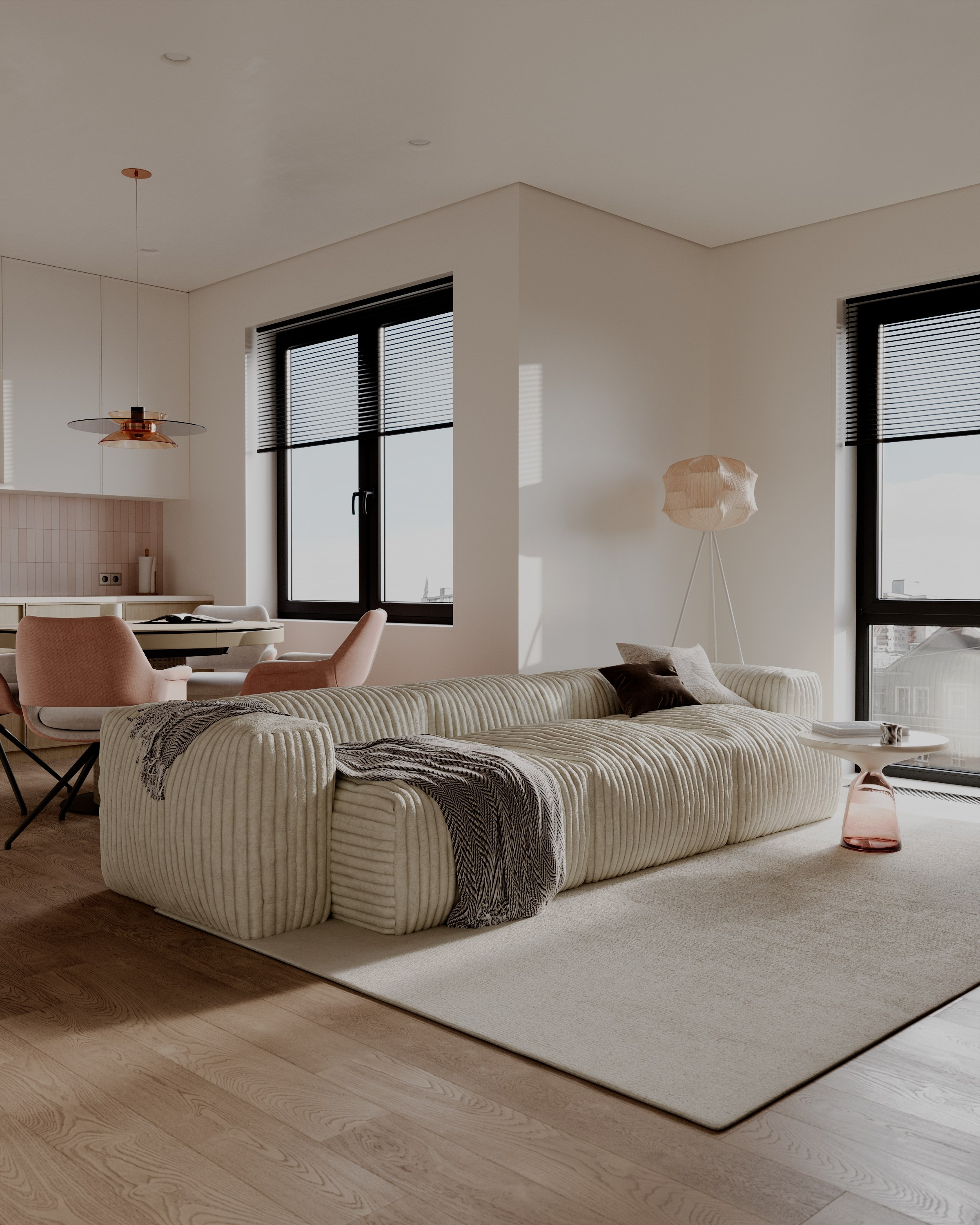 Living room. 3D визуализация интерьеров — Ирина