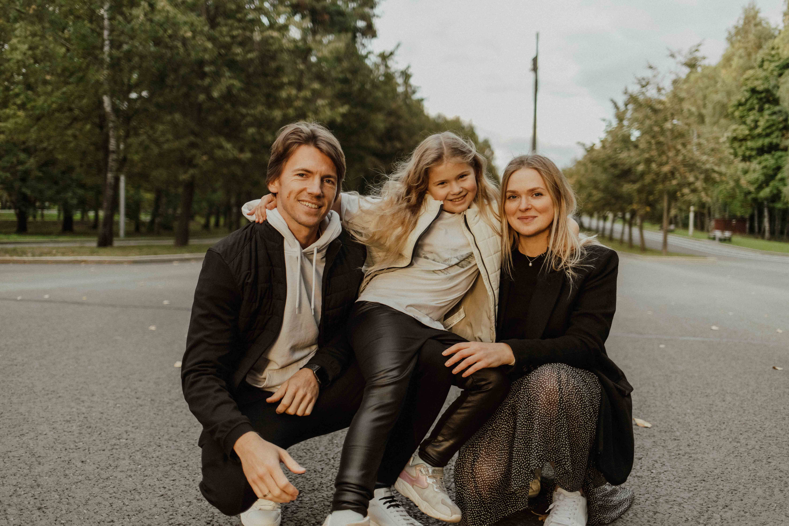 Надежда, Дмитрий и Ева. Семейный фотограф в Москве