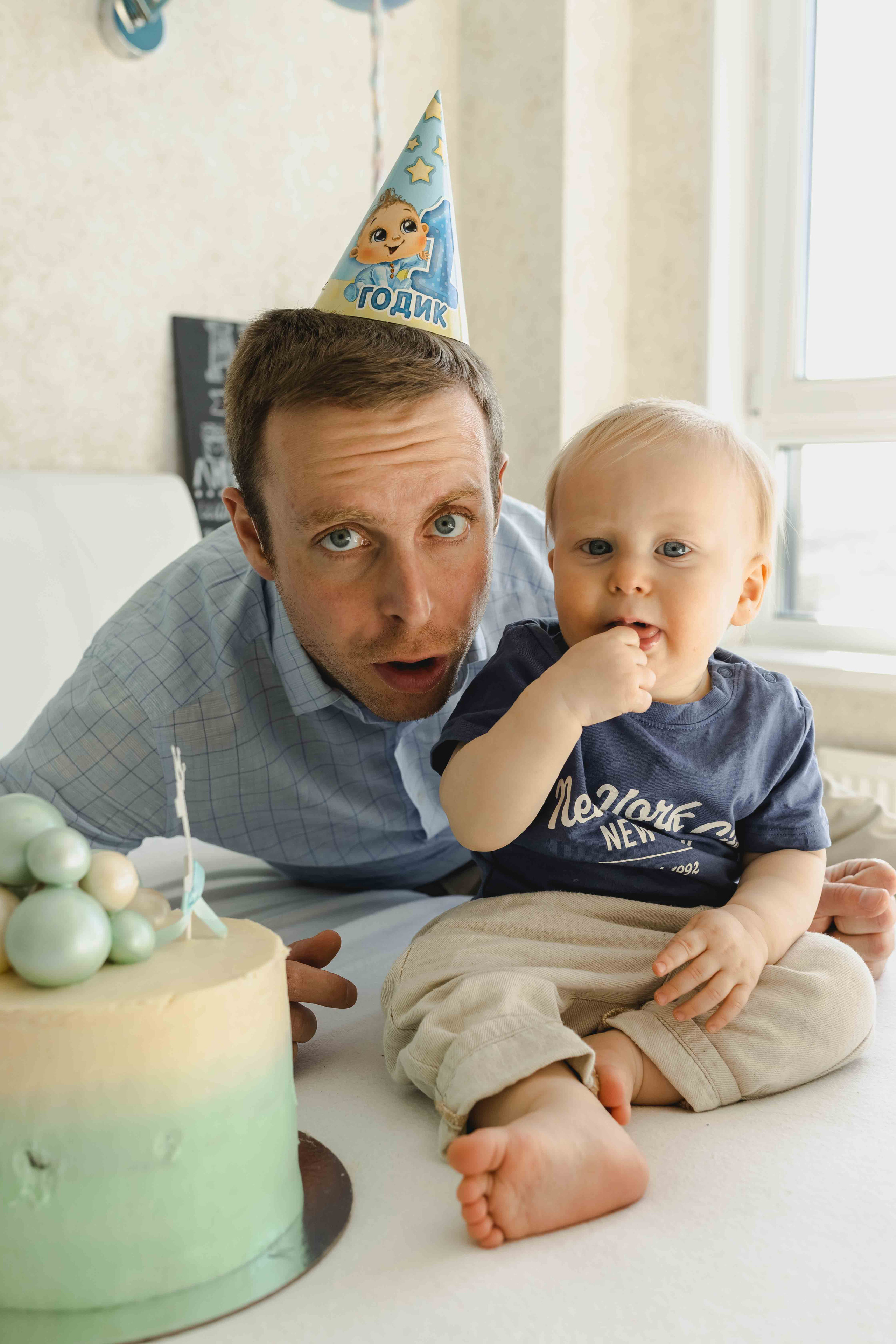Первый день рождения Артема в кругу семьи. Семейный фотограф в Москве