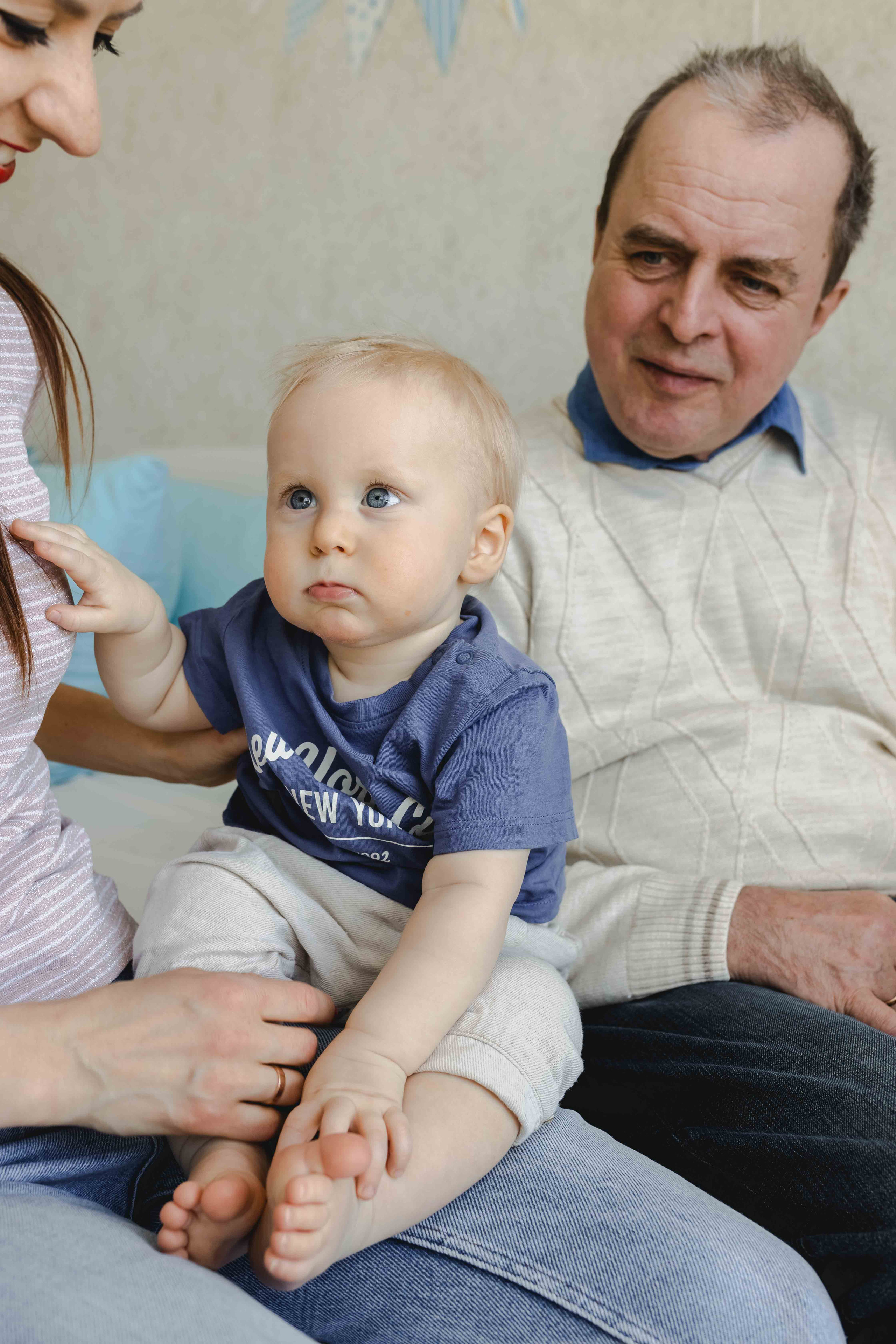 Первый день рождения Артема в кругу семьи. Семейный фотограф в Москве