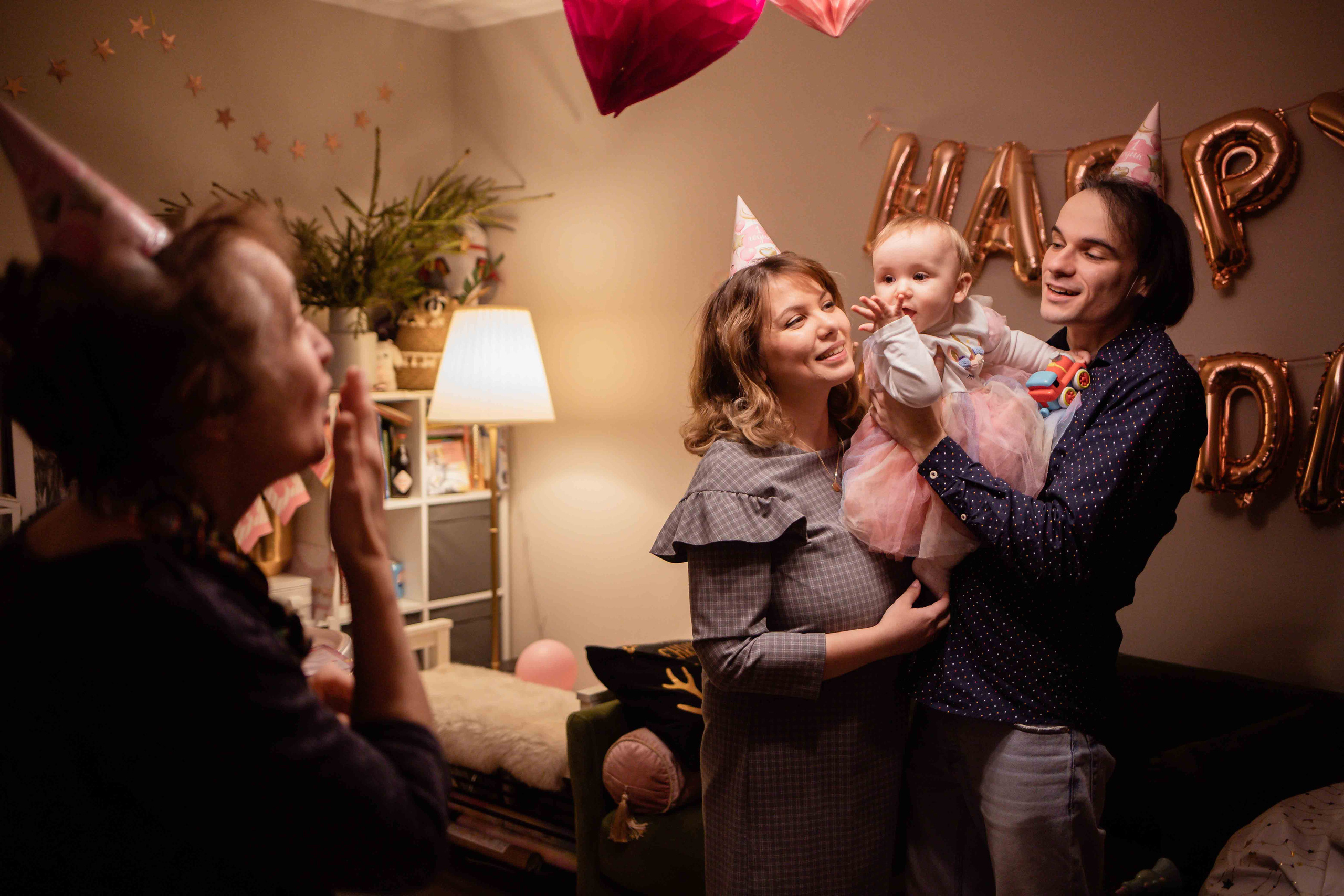 Первый день рождения дома. Семейный фотограф в Москве