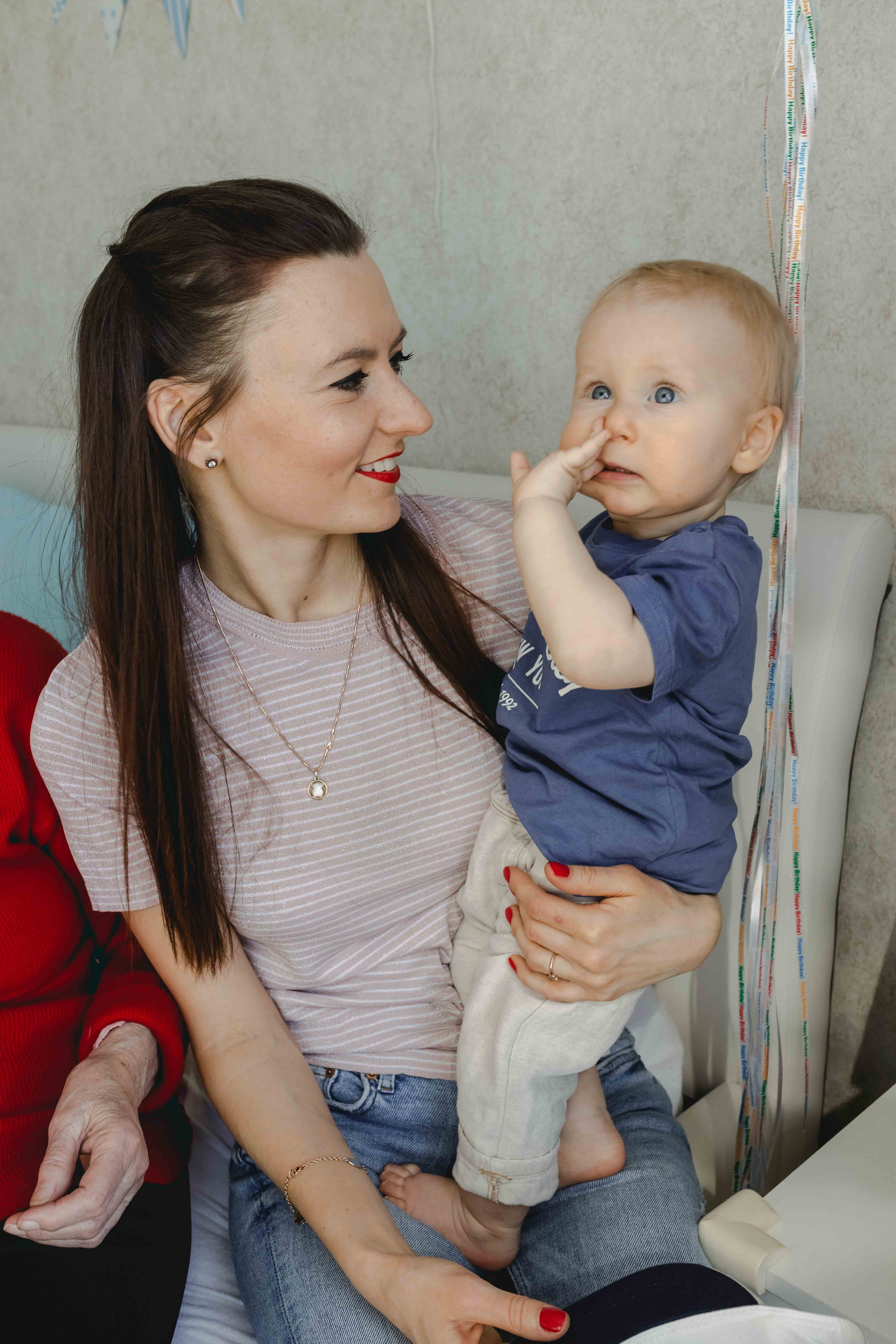 Первый день рождения Артема в кругу семьи. Семейный фотограф в Москве