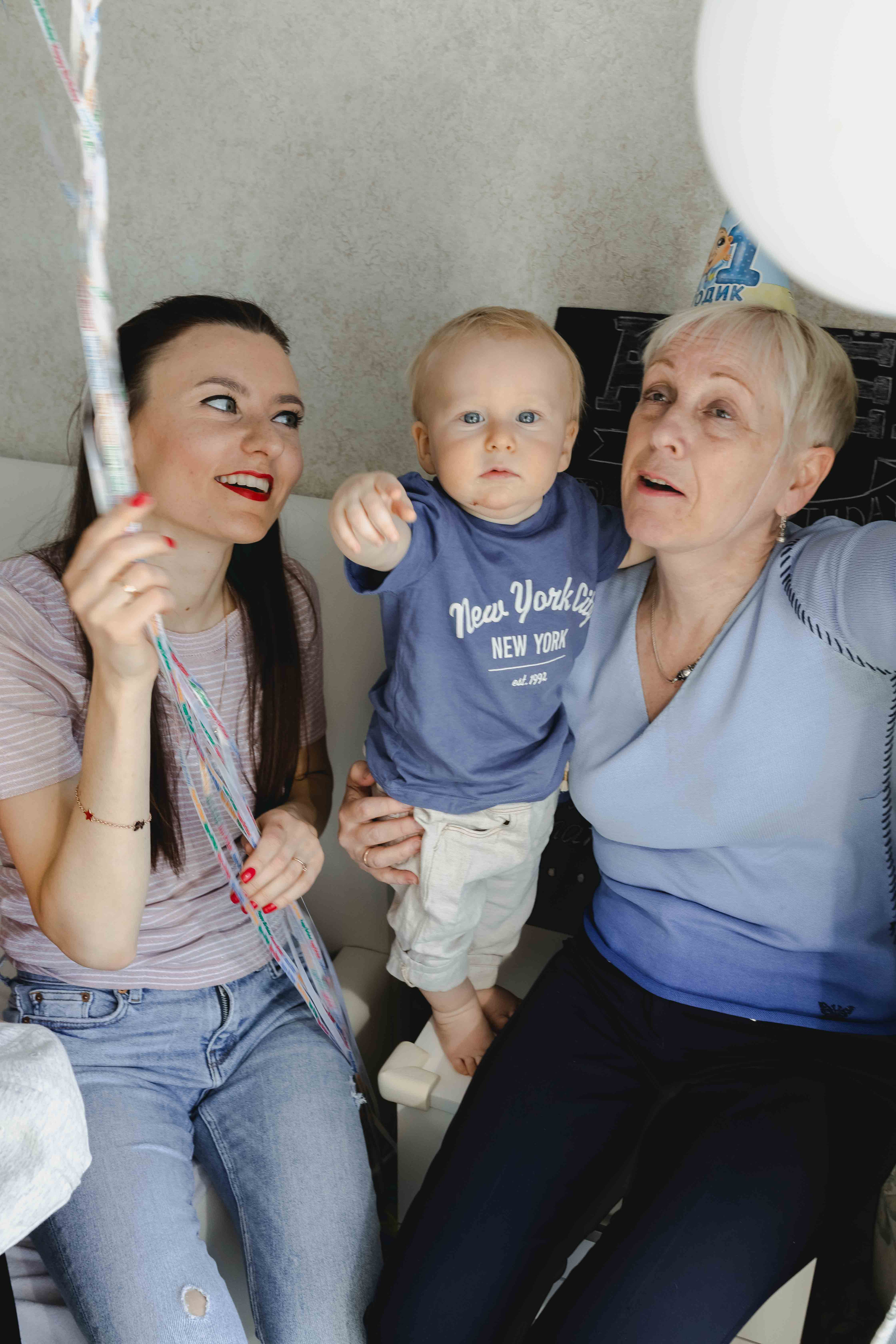 Первый день рождения Артема в кругу семьи. Семейный фотограф в Москве