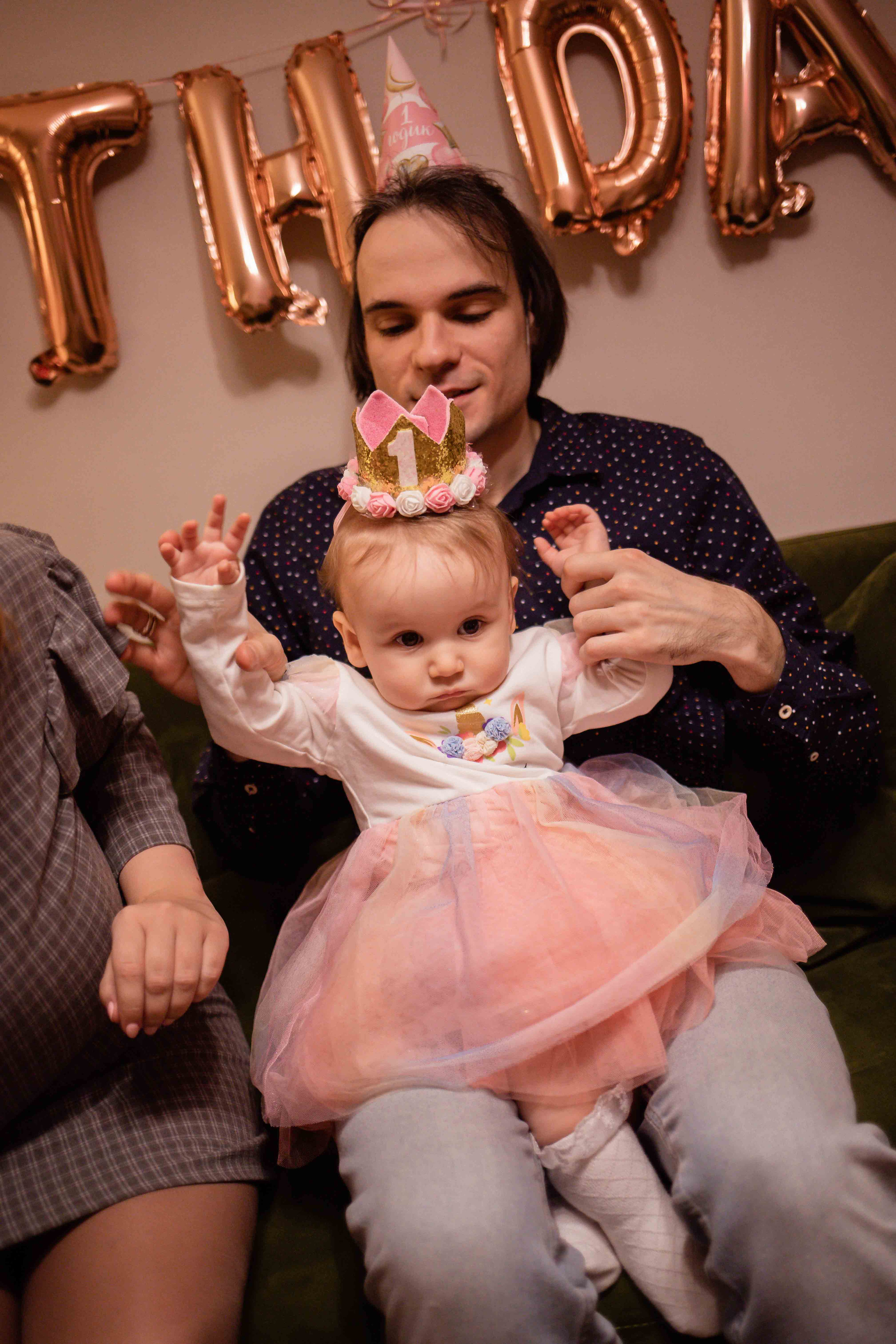 Первый день рождения дома. Семейный фотограф в Москве