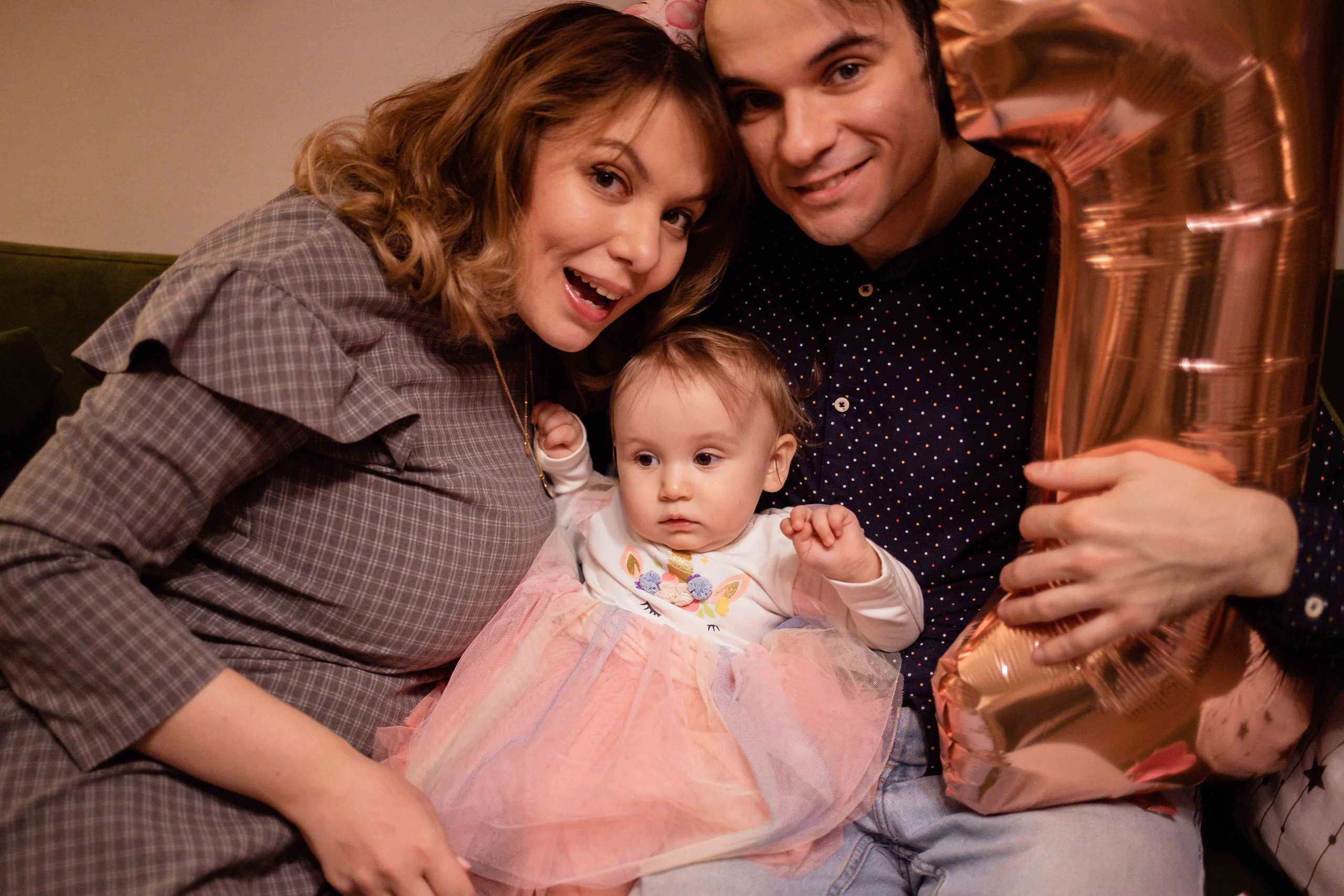 Первый день рождения дома. Семейный фотограф в Москве