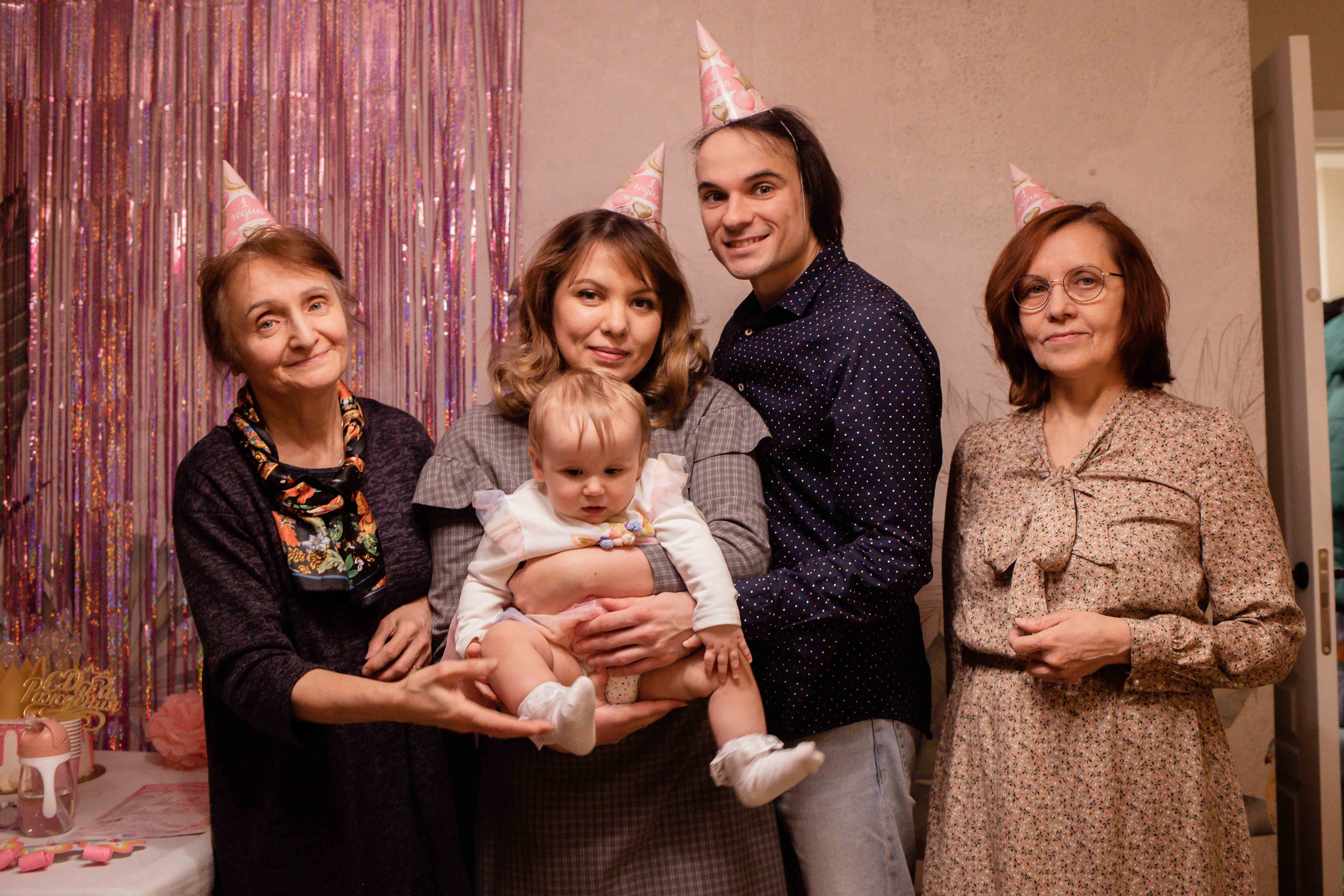 Первый день рождения дома. Семейный фотограф в Москве