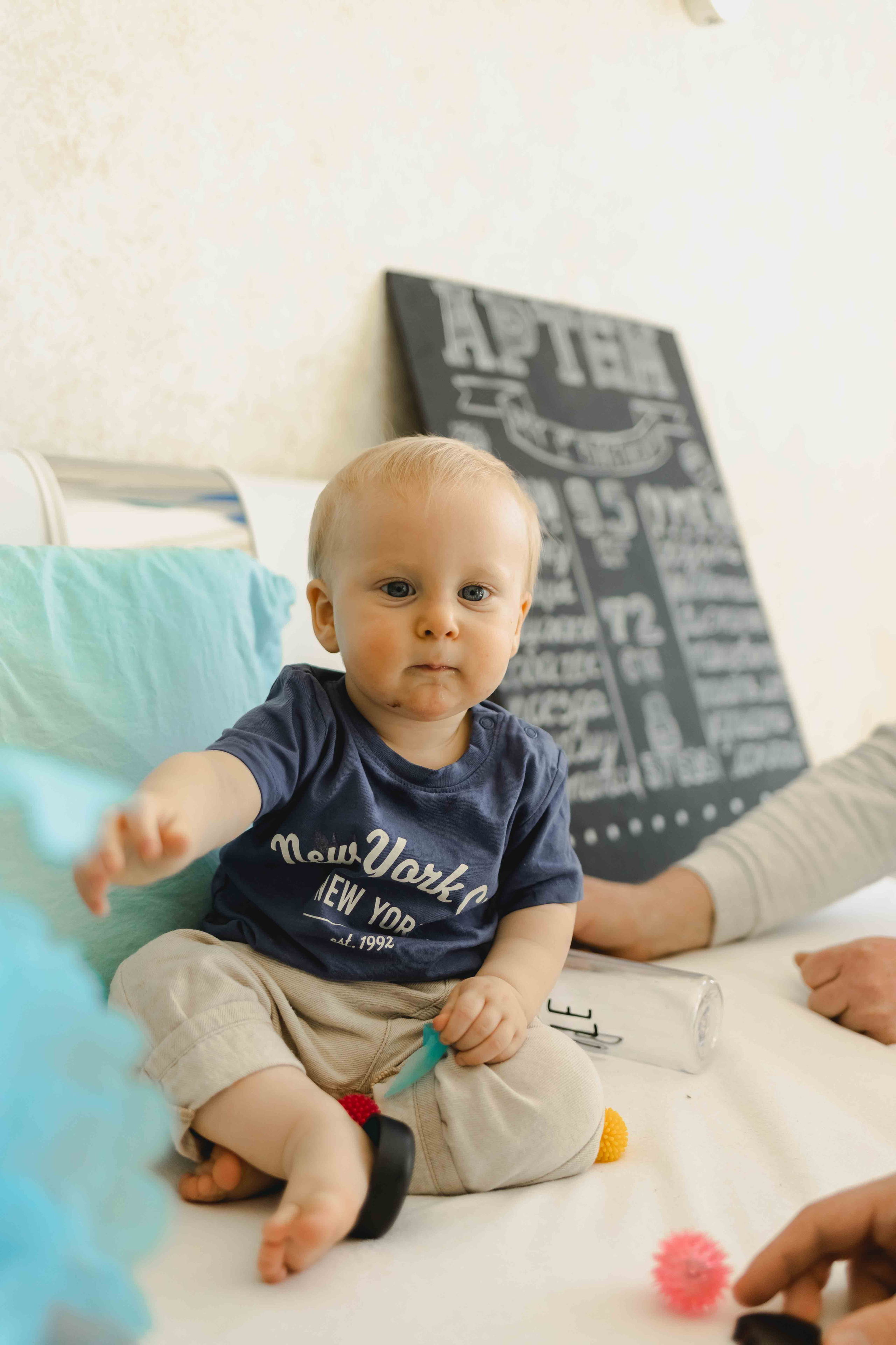 Первый день рождения Артема в кругу семьи. Семейный фотограф в Москве