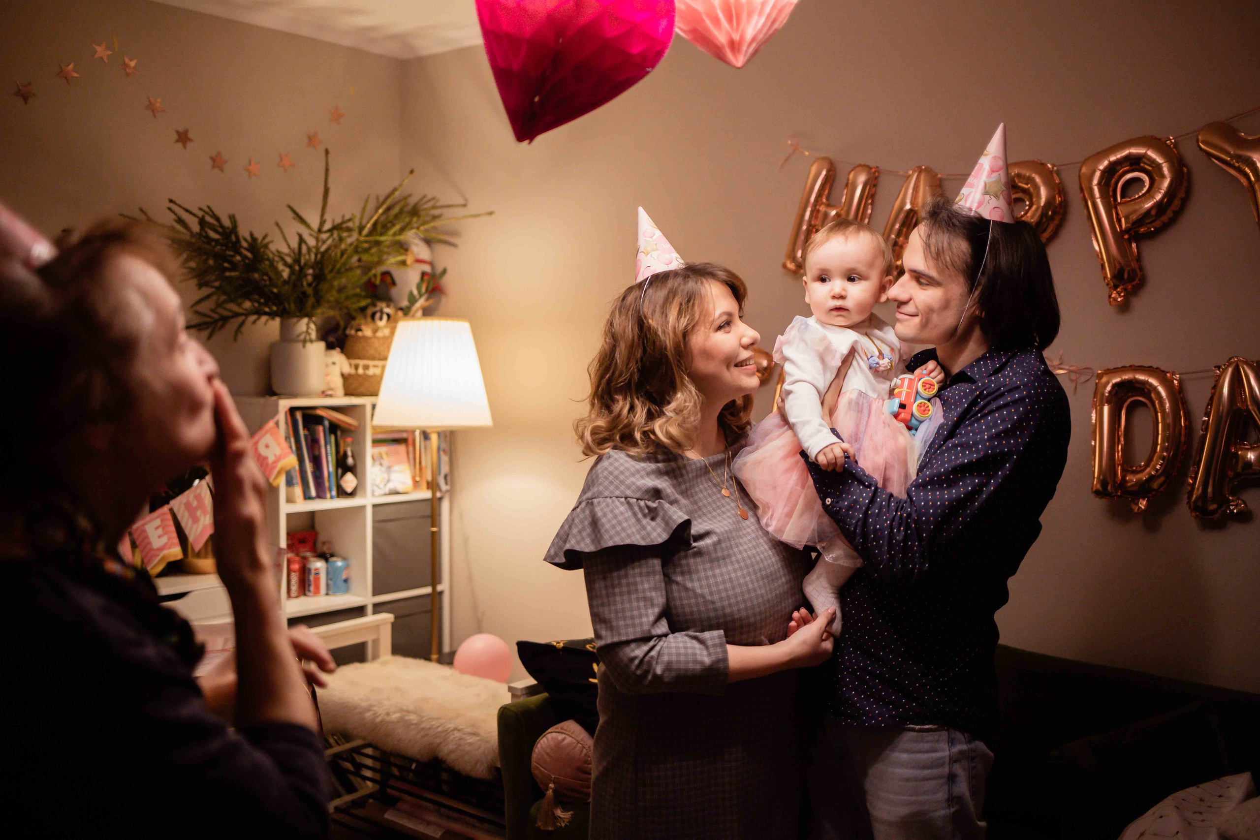 Первый день рождения дома. Семейный фотограф в Москве
