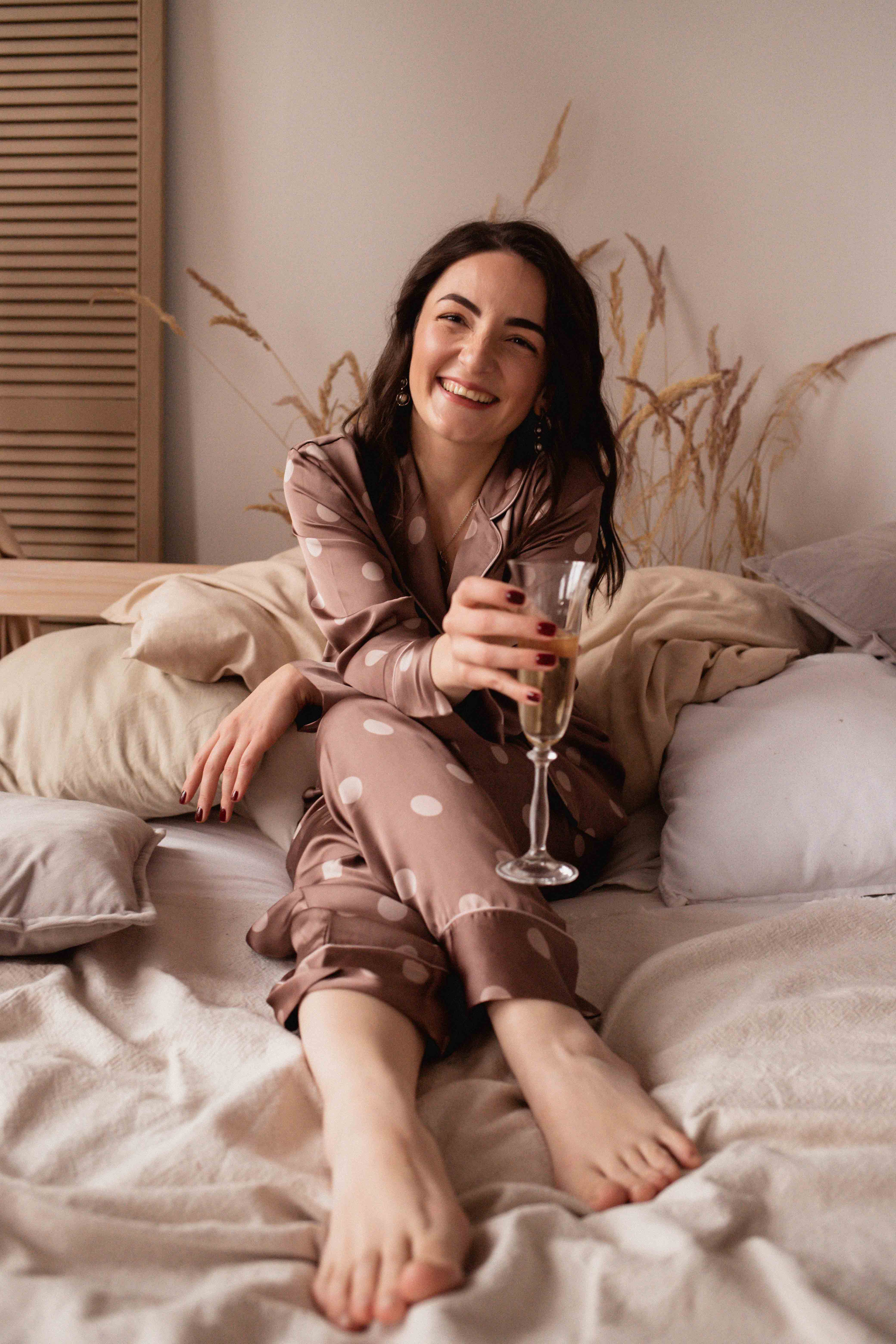 Пижамный девичник по-английски. Семейный фотограф в Москве