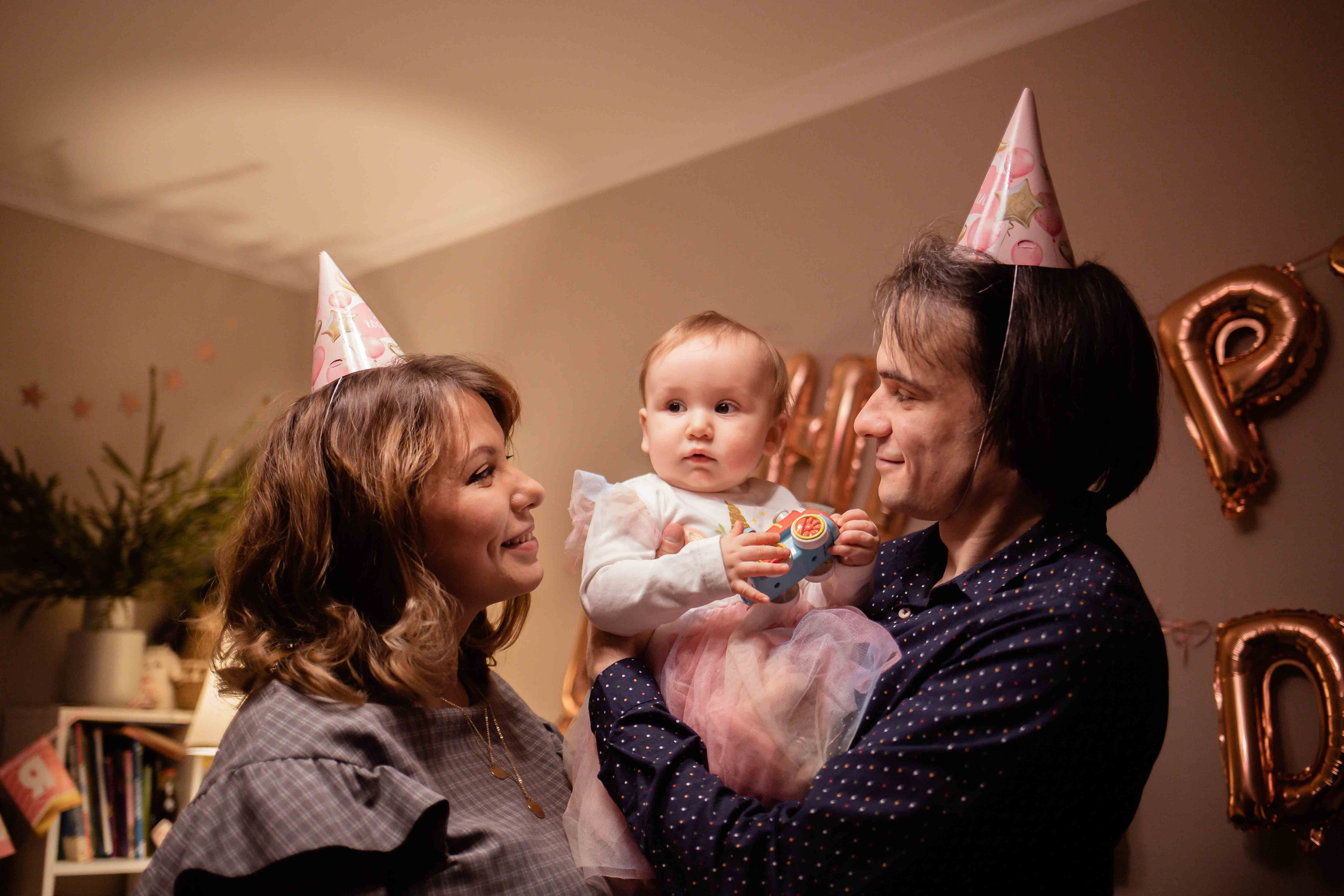Первый день рождения дома. Семейный фотограф в Москве