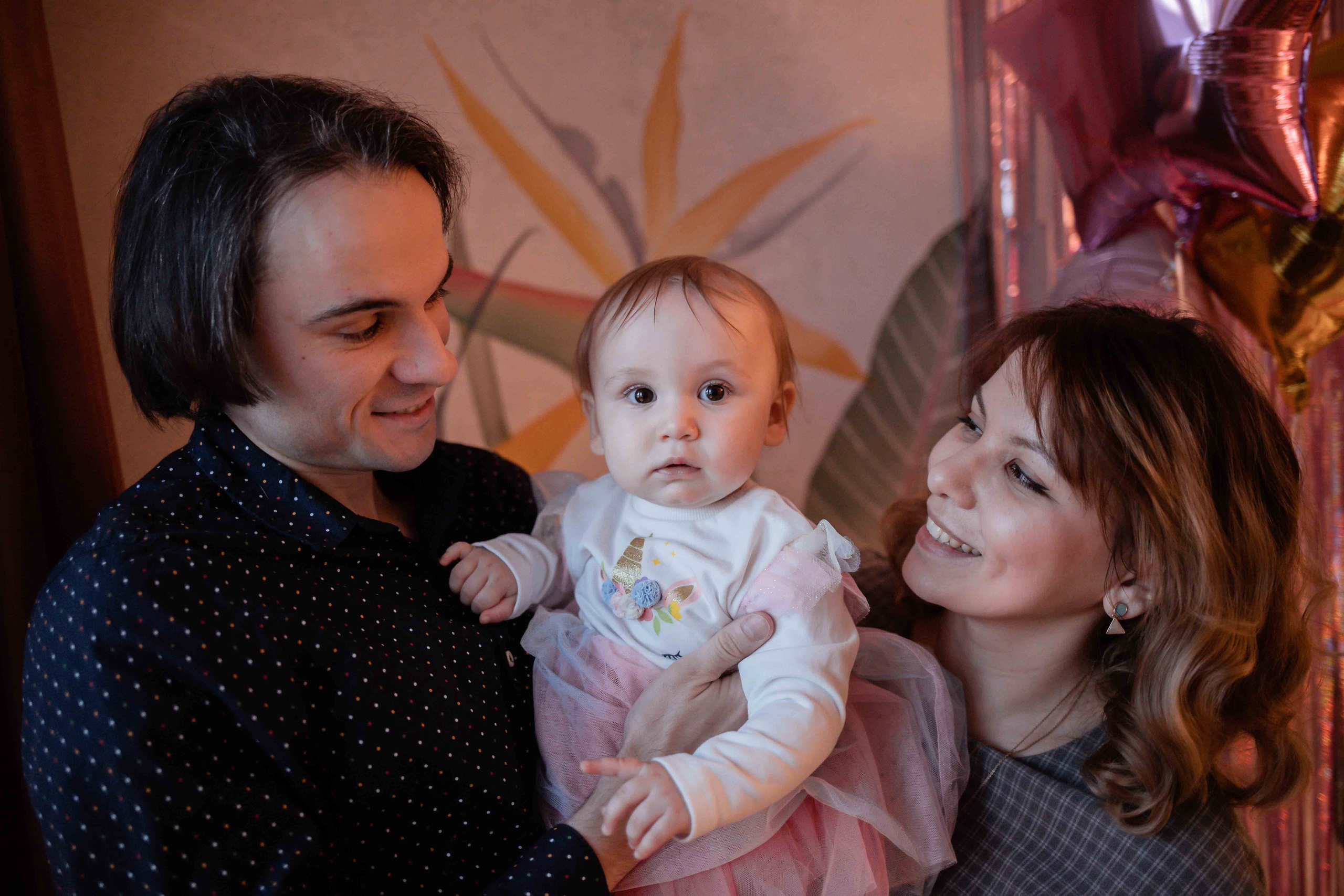 Первый день рождения дома. Семейный фотограф в Москве