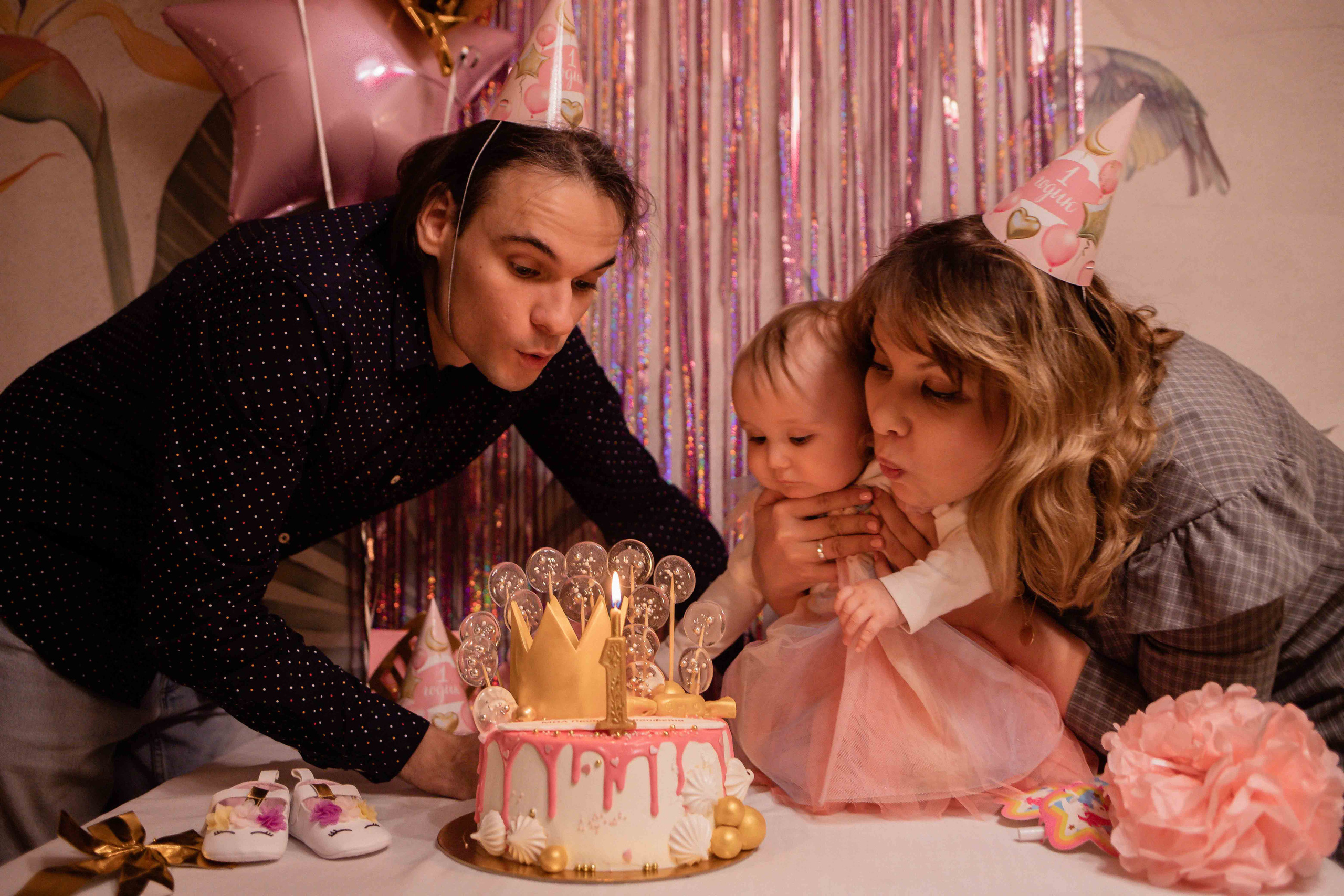 Первый день рождения дома. Семейный фотограф в Москве