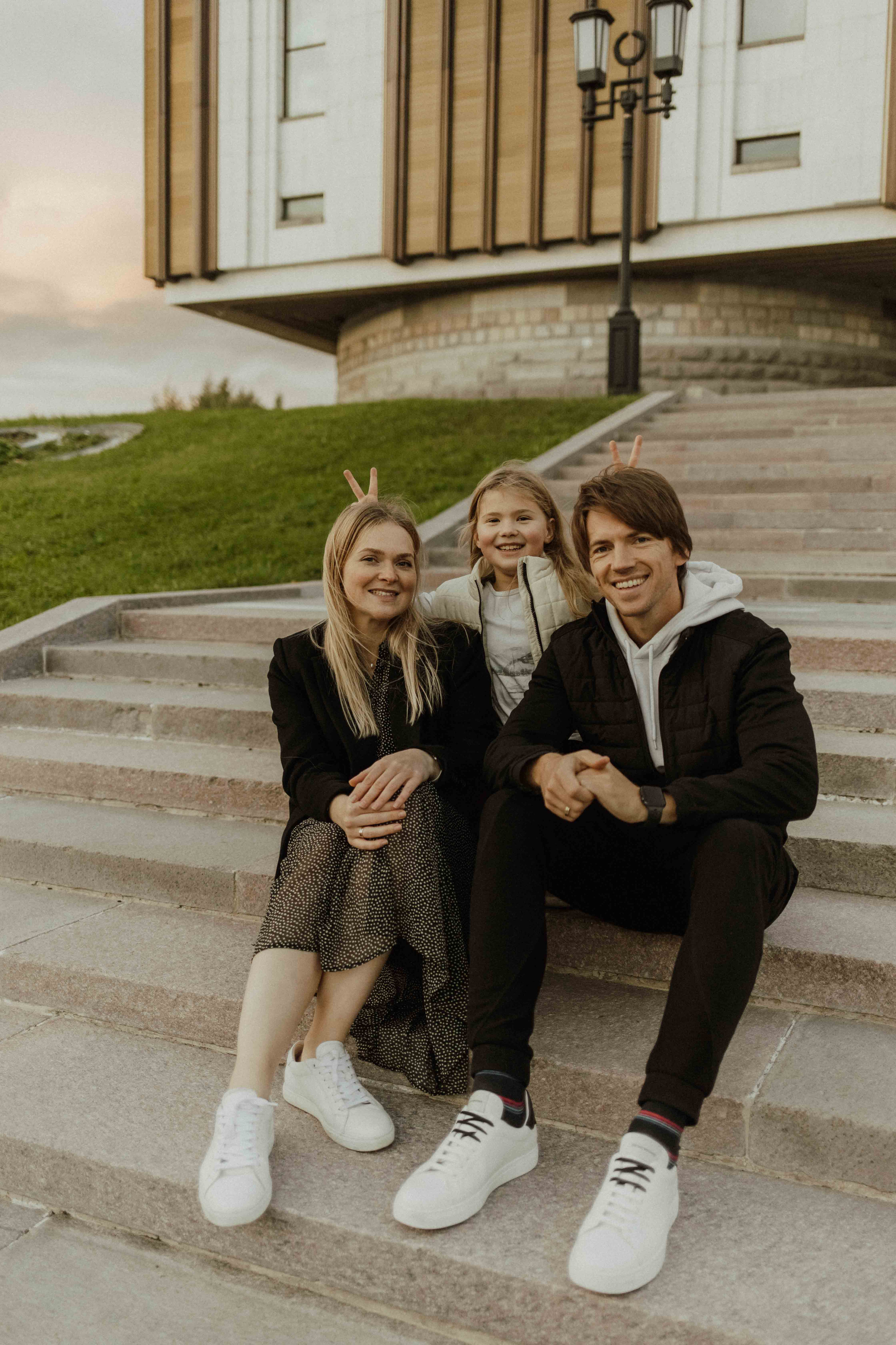 Надежда, Дмитрий и Ева. Семейный фотограф в Москве