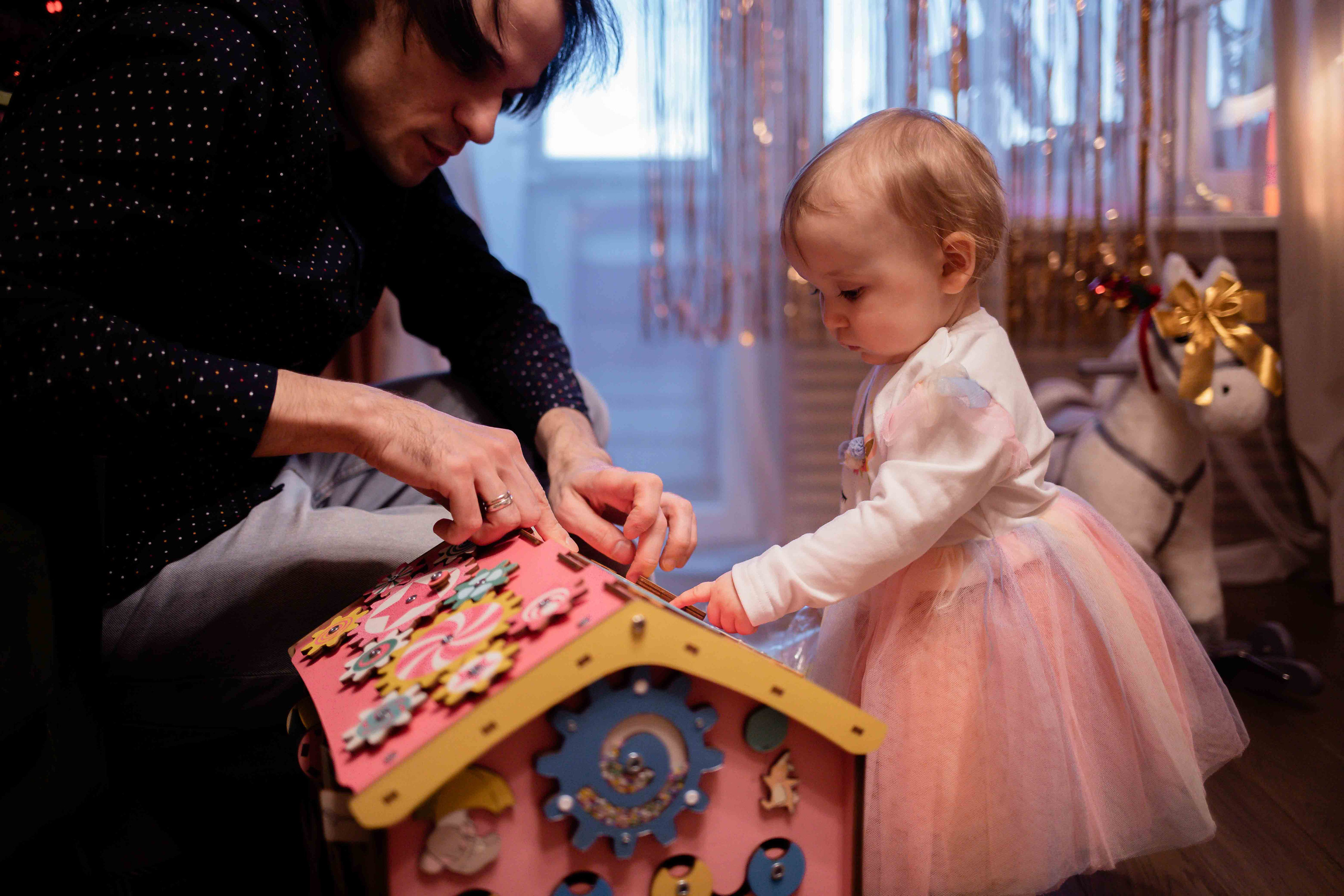 Первый день рождения дома. Семейный фотограф в Москве