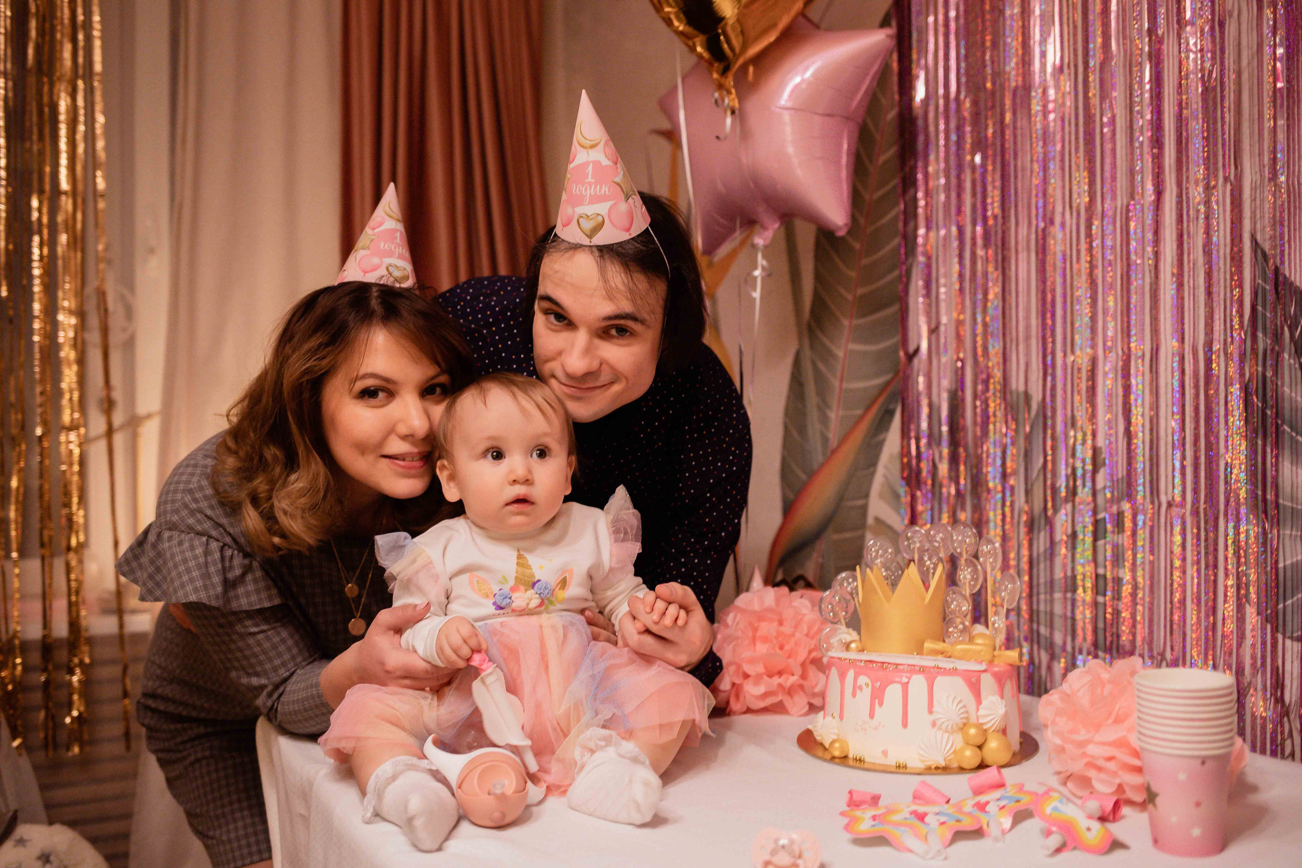 Первый день рождения дома. Семейный фотограф в Москве