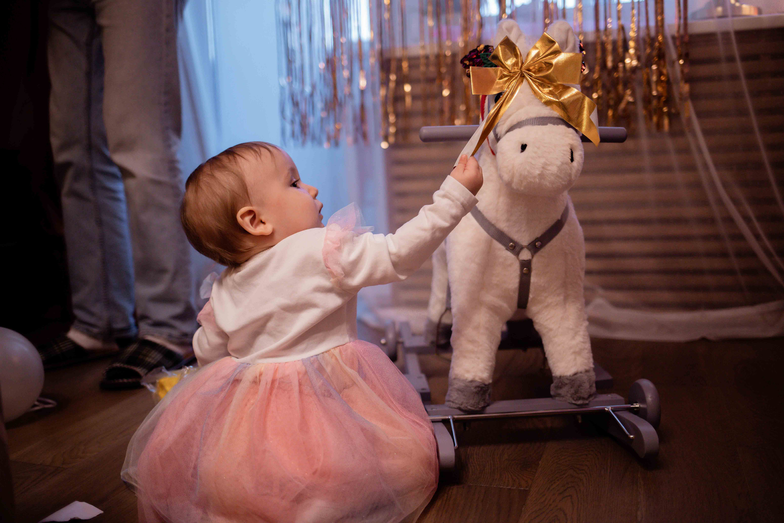 Первый день рождения дома. Семейный фотограф в Москве