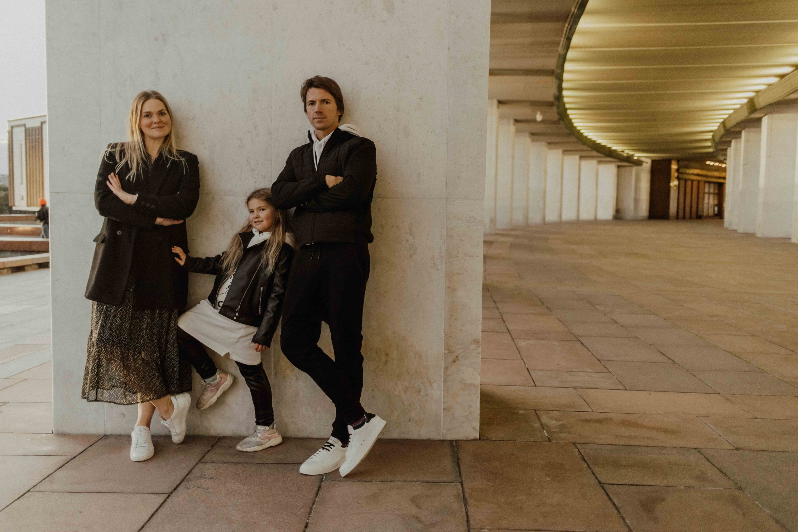 Надежда, Дмитрий и Ева. Семейный фотограф в Москве