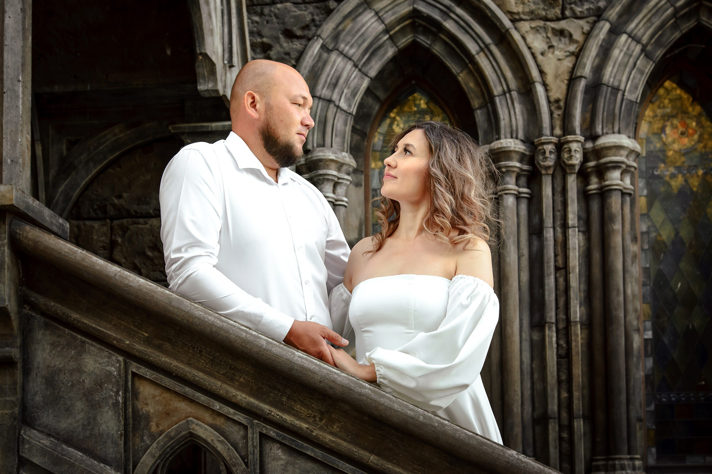 Свадебная фотосъемка у Замка Гарибальди. Фотограф Оксана Сафонова г. Тольятти