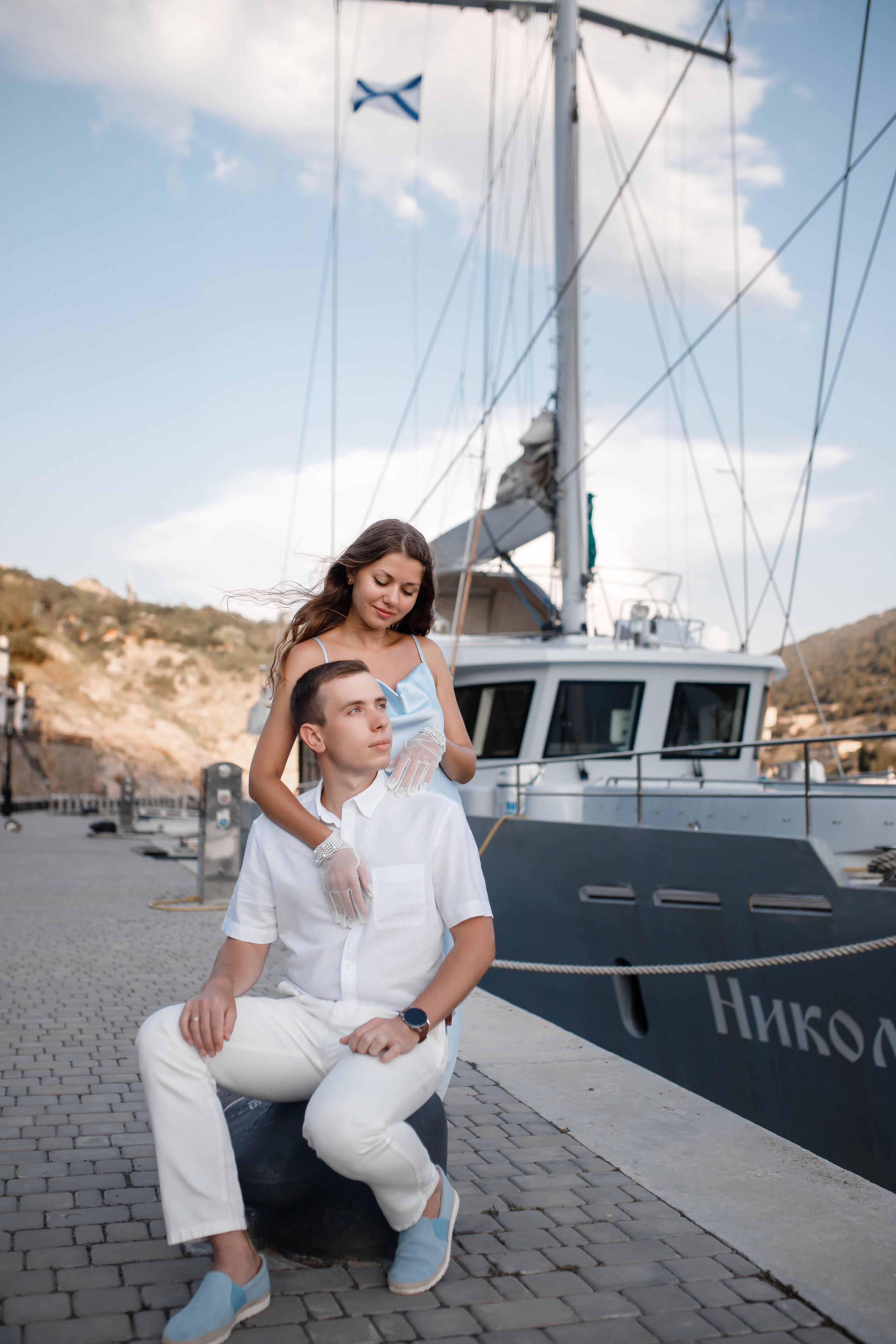 Балаклава на рассвете. Анонс лавстори Арины и Александра. Свадебный фотограф в Крыму и Севастополе Ольга Баскакова