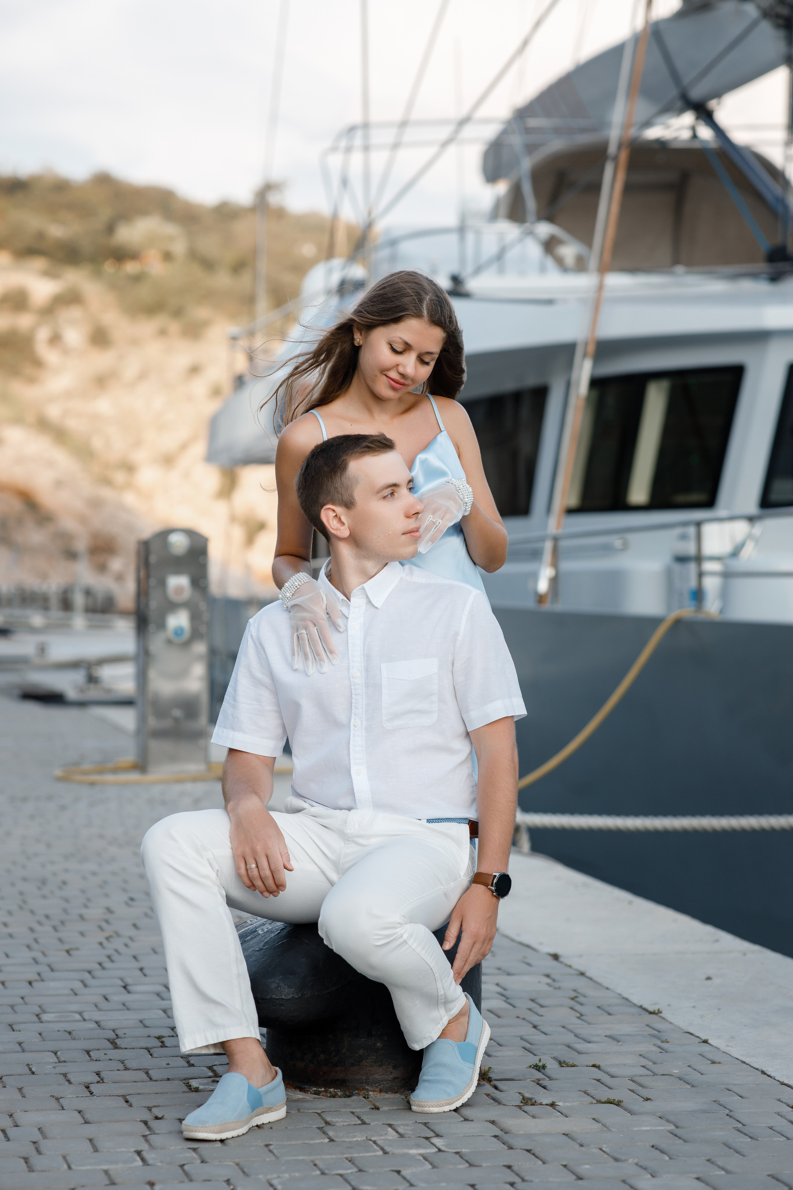 Балаклава на рассвете. Анонс лавстори Арины и Александра. Свадебный фотограф в Крыму и Севастополе Ольга Баскакова