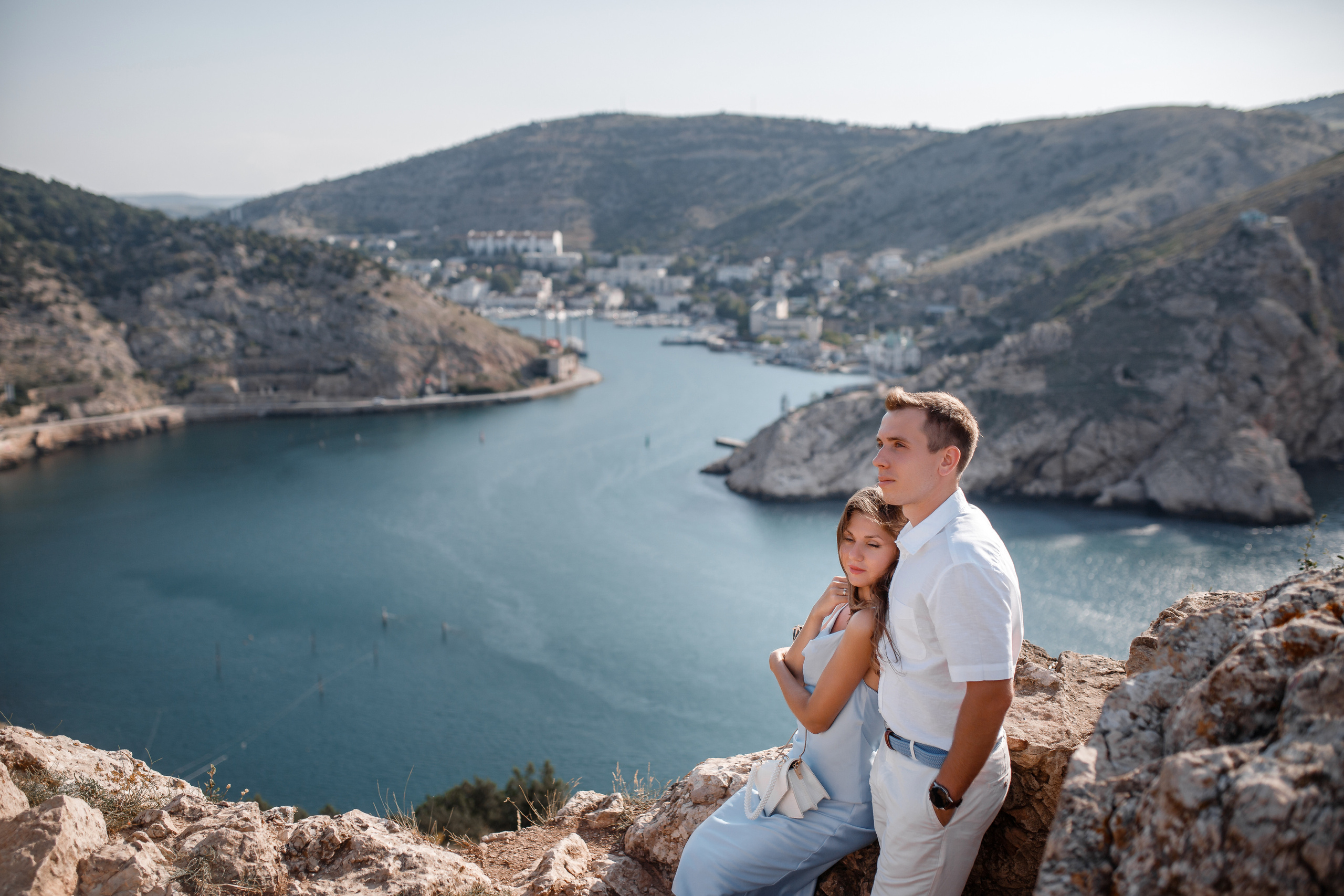 Балаклава на рассвете. Анонс лавстори Арины и Александра. Свадебный фотограф в Крыму и Севастополе Ольга Баскакова