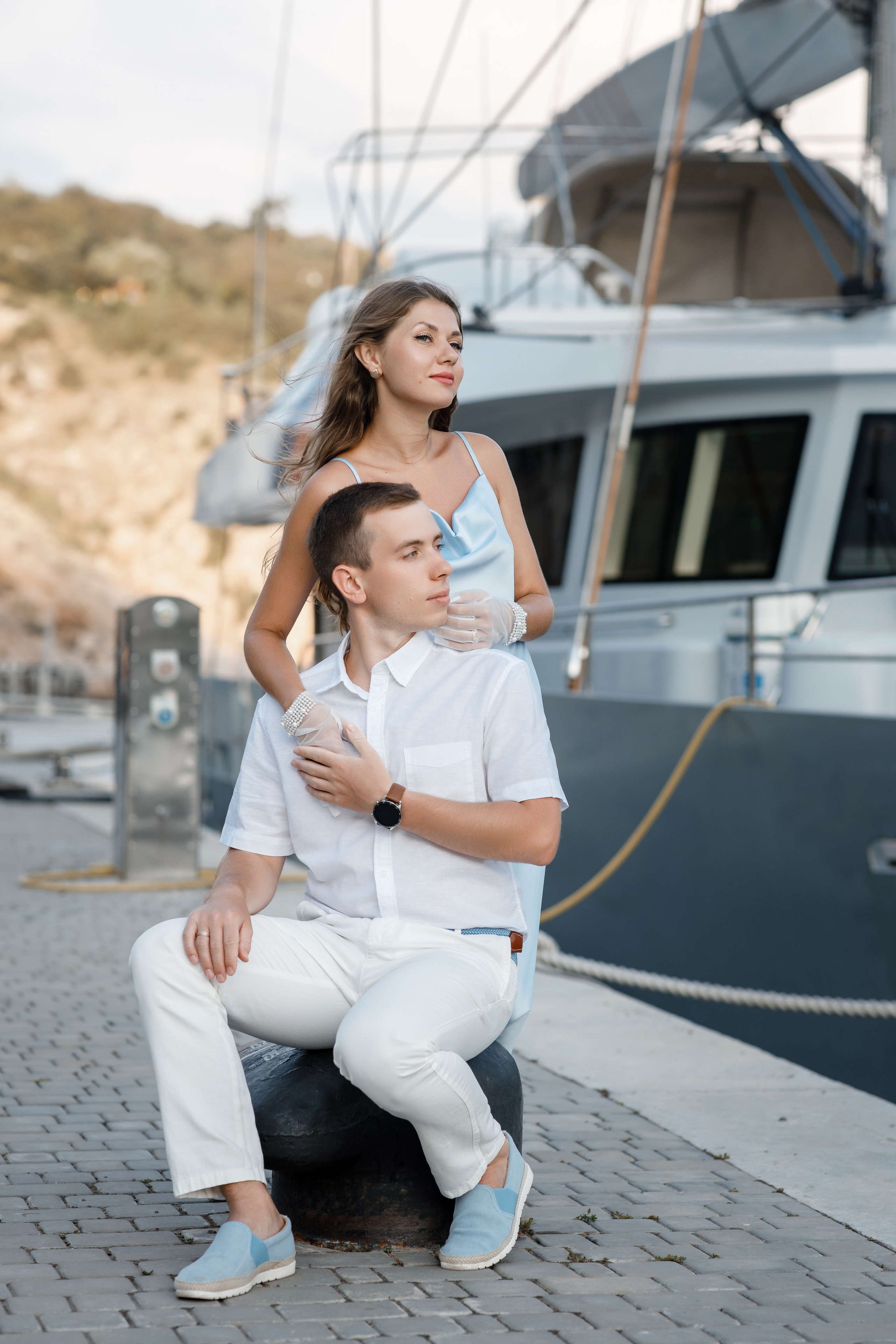 Балаклава на рассвете. Анонс лавстори Арины и Александра. Свадебный фотограф в Крыму и Севастополе Ольга Баскакова