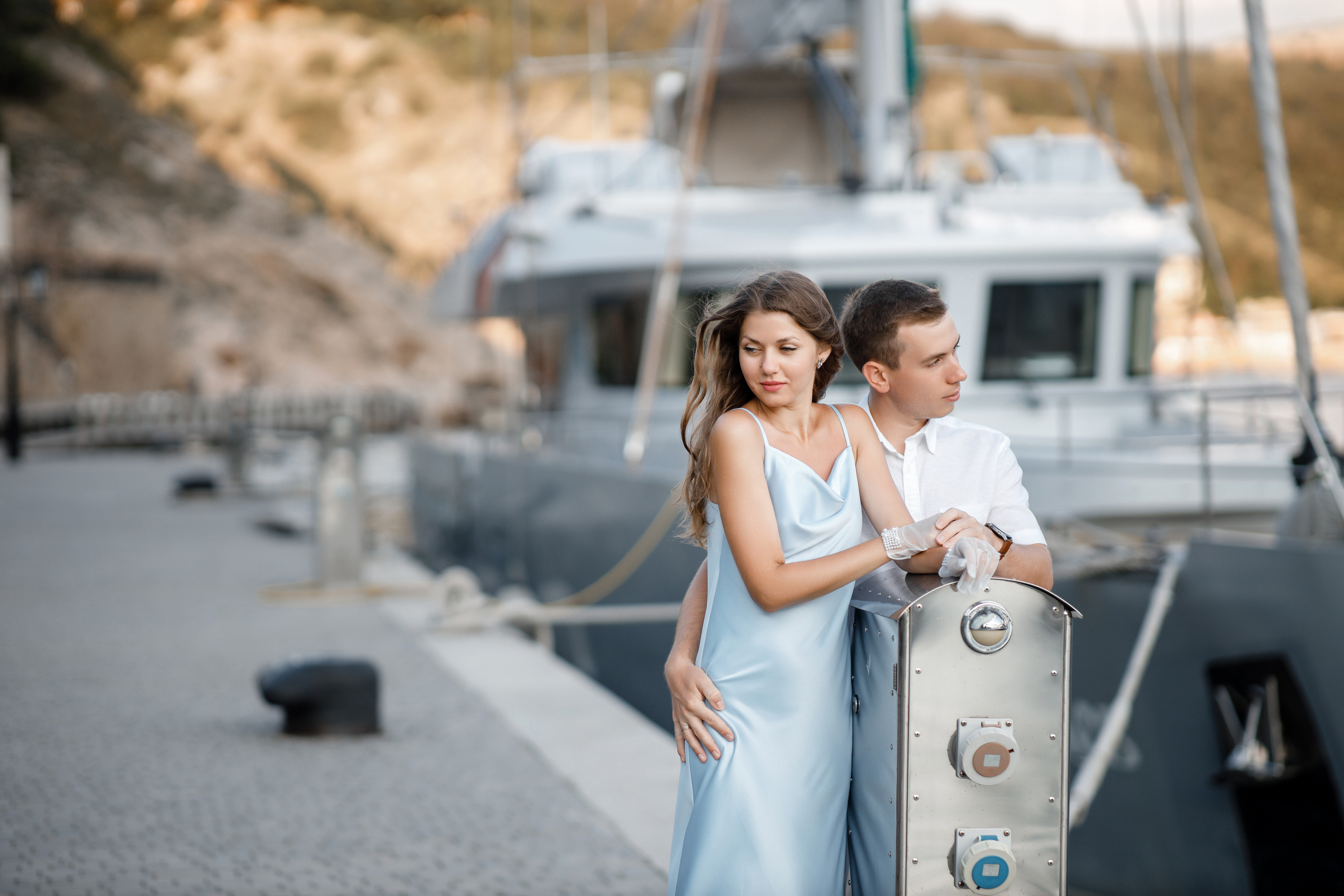 Балаклава на рассвете. Анонс лавстори Арины и Александра. Свадебный фотограф в Крыму и Севастополе Ольга Баскакова
