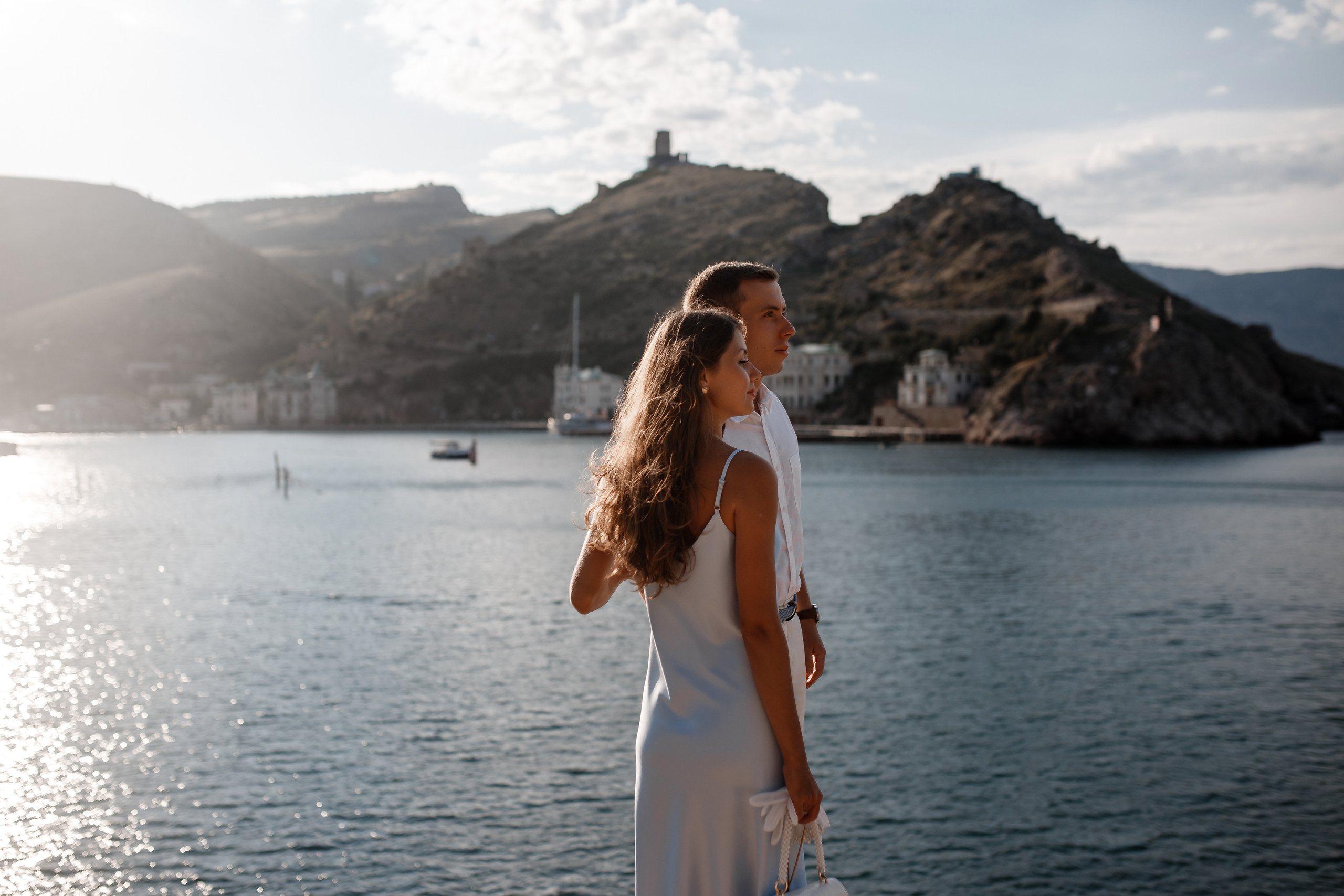 Балаклава на рассвете. Анонс лавстори Арины и Александра. Свадебный фотограф в Крыму и Севастополе Ольга Баскакова