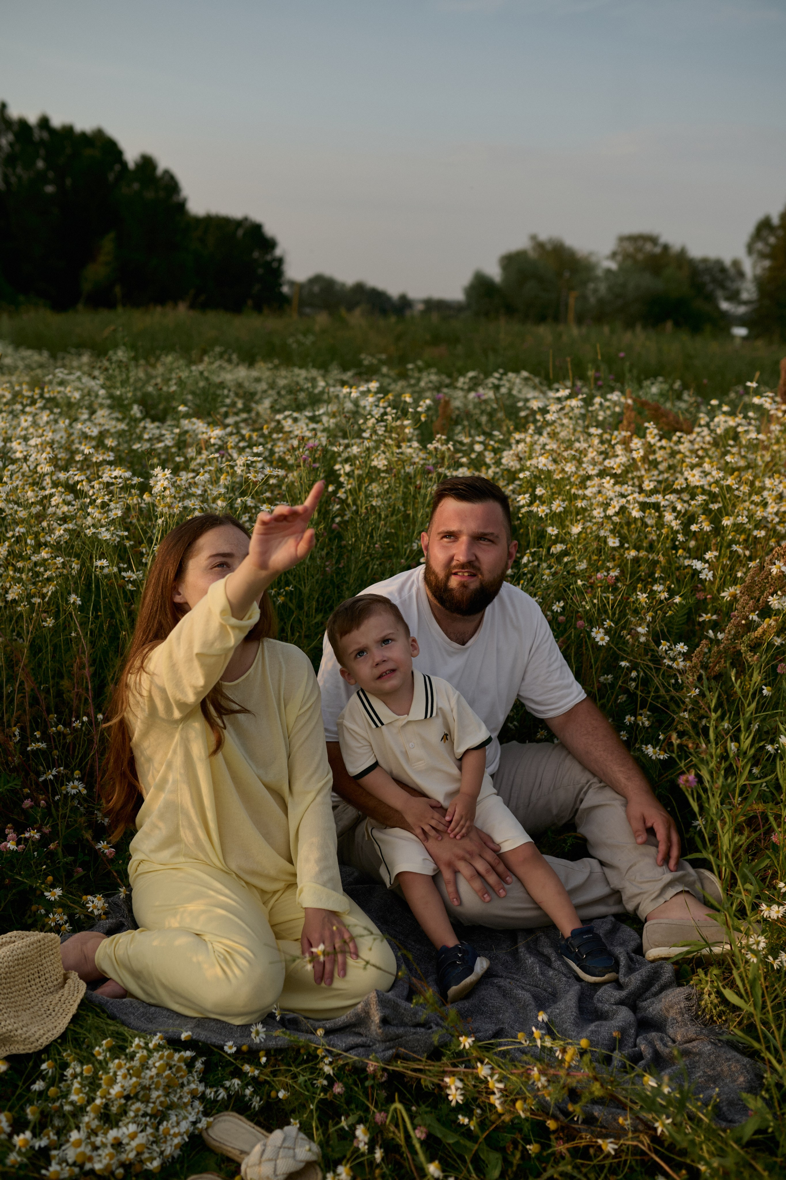 Рома, Оля, Максим и ромашки. Семейный и свадебный lifestyle-фотограф в Москве Мария Петрова